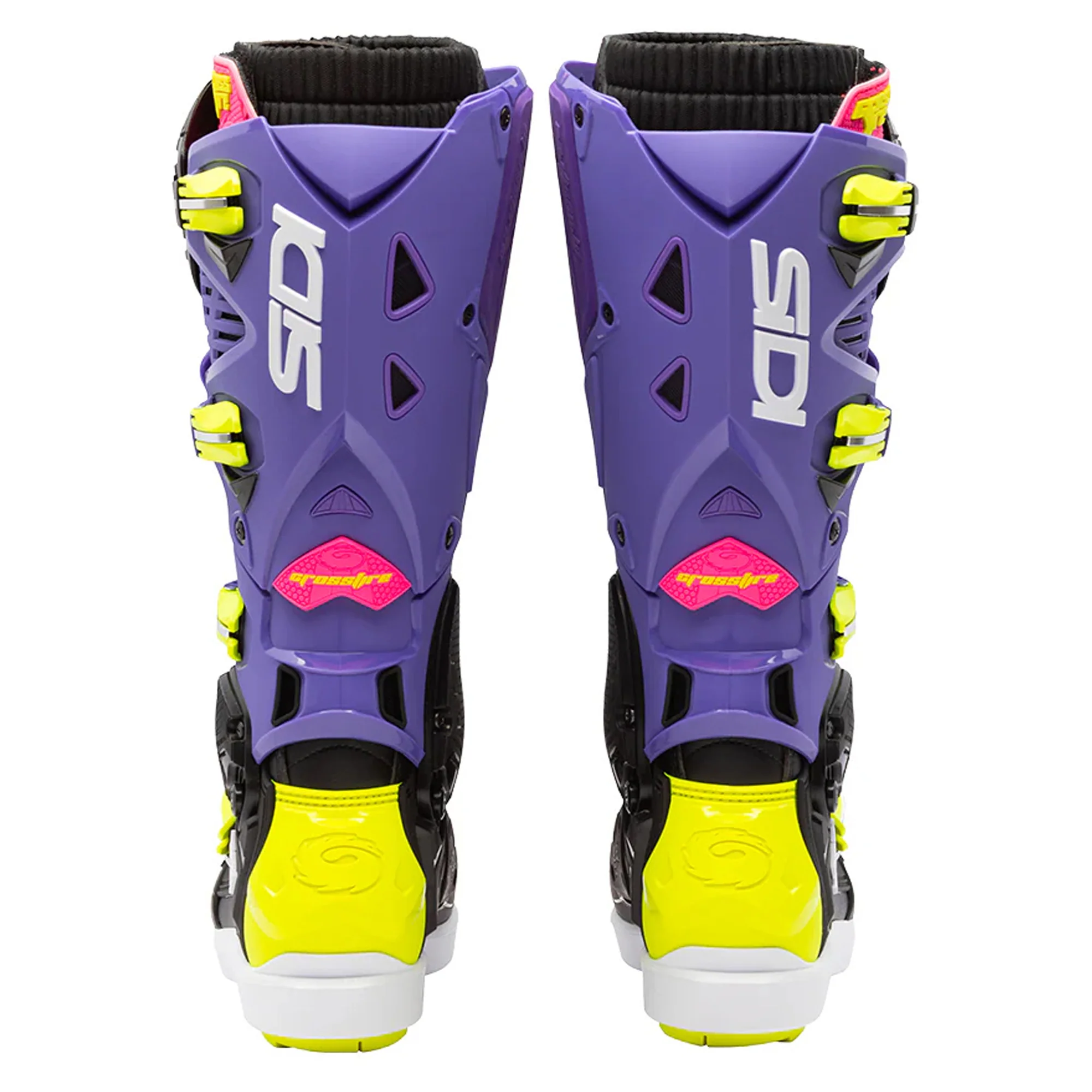 Sidi Crossfire 3 SRS Boots - Purple / Black - Image 4