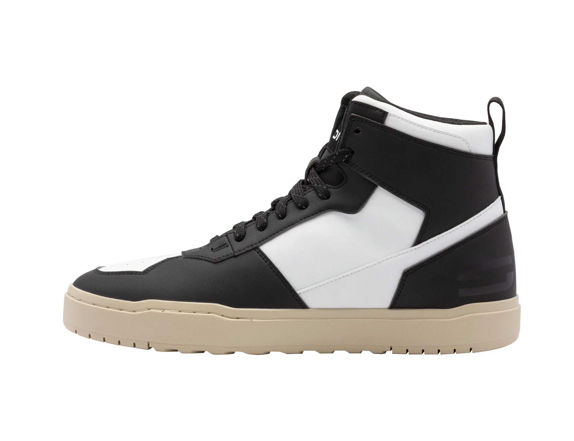 Sidi Lynx Ride Shoes - Black / White - Image 2