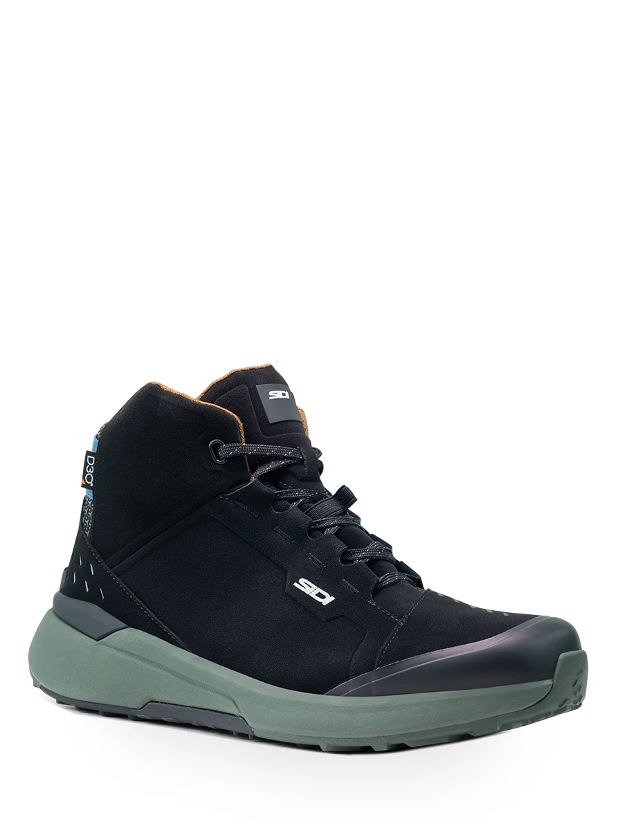 Sidi Nucleus Suede WP Ride Shoes - Green / Black