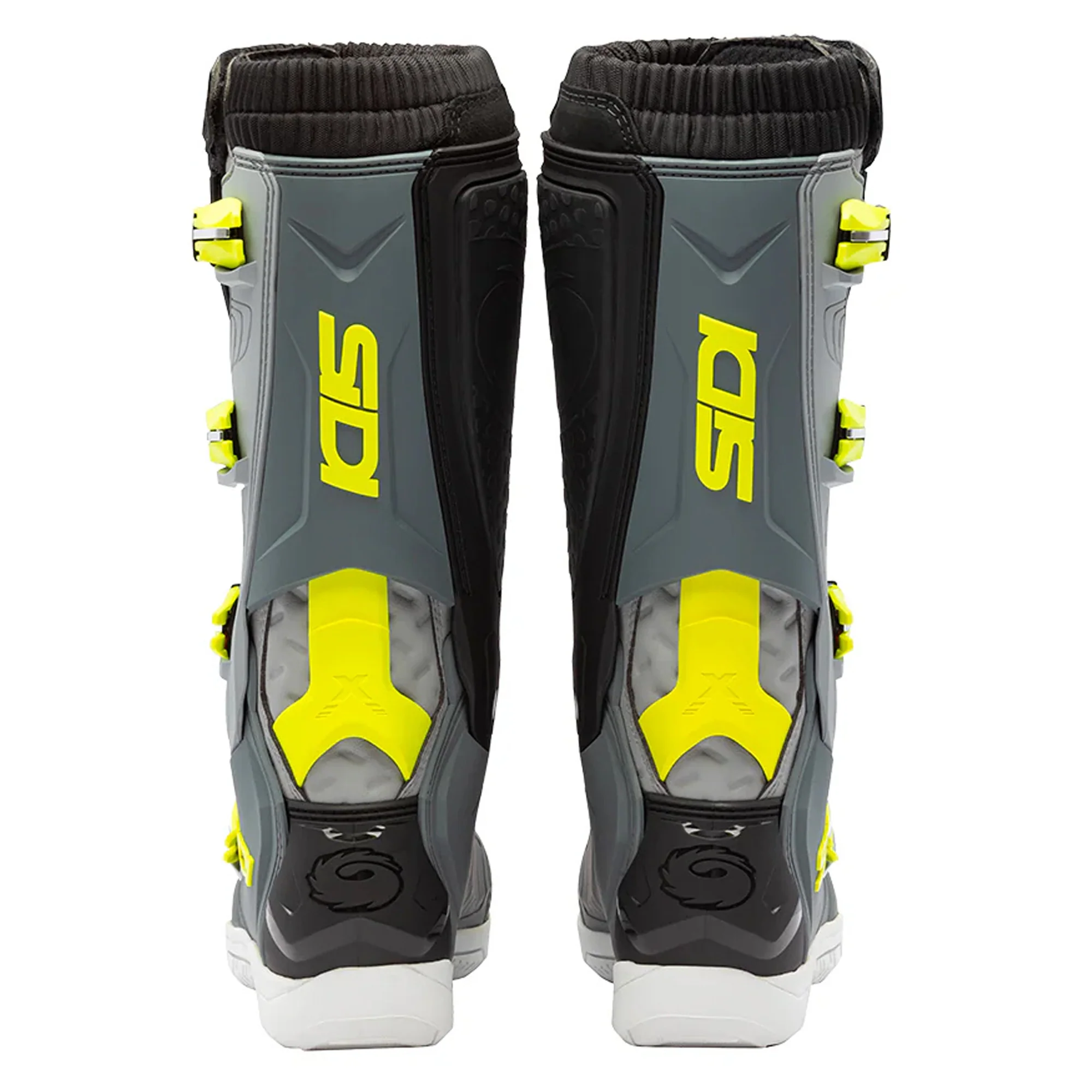 Sidi X Power SC Boots - Grey / Hi-Vis - Image 4
