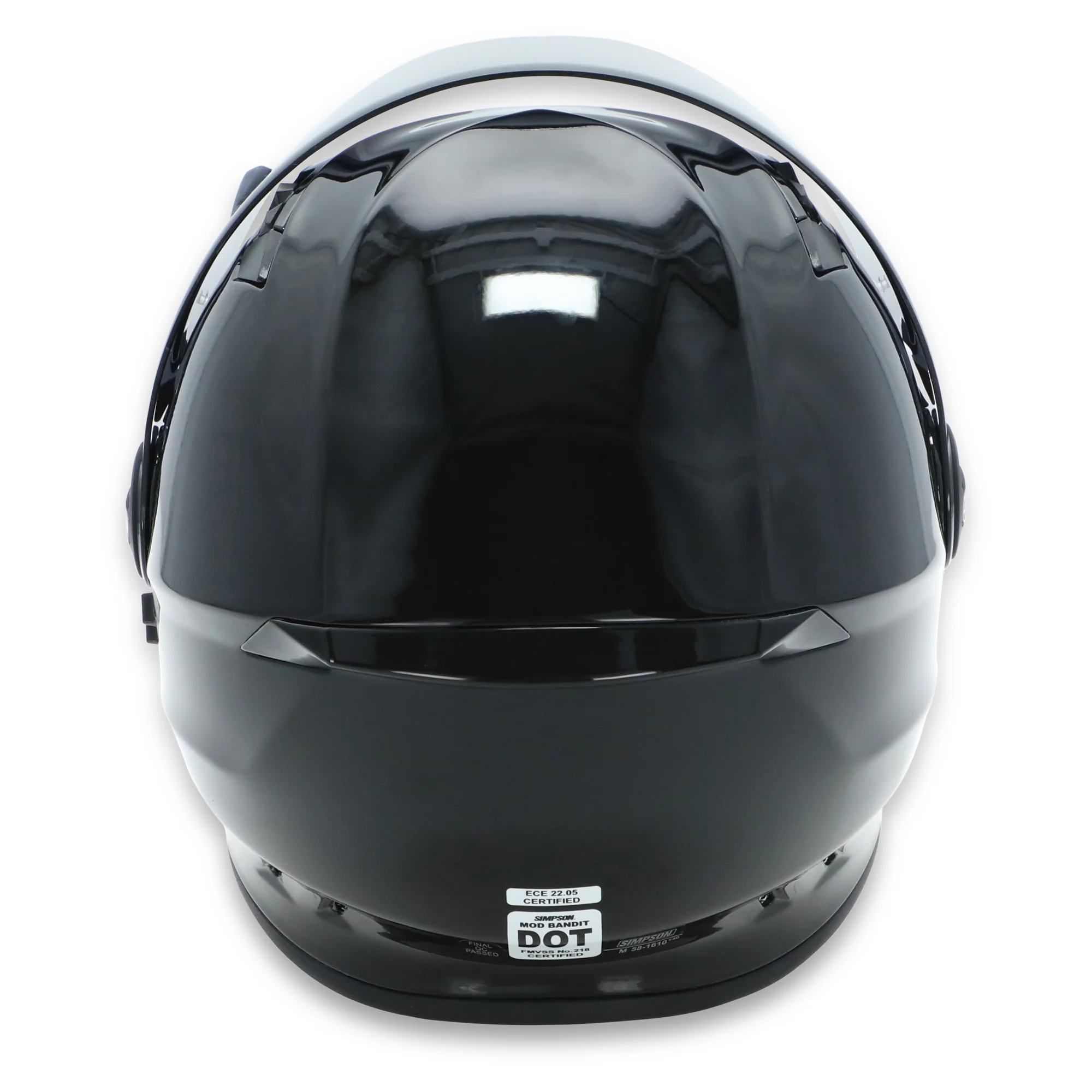 Simpson Darksome Modular Helmet - Black - Image 4