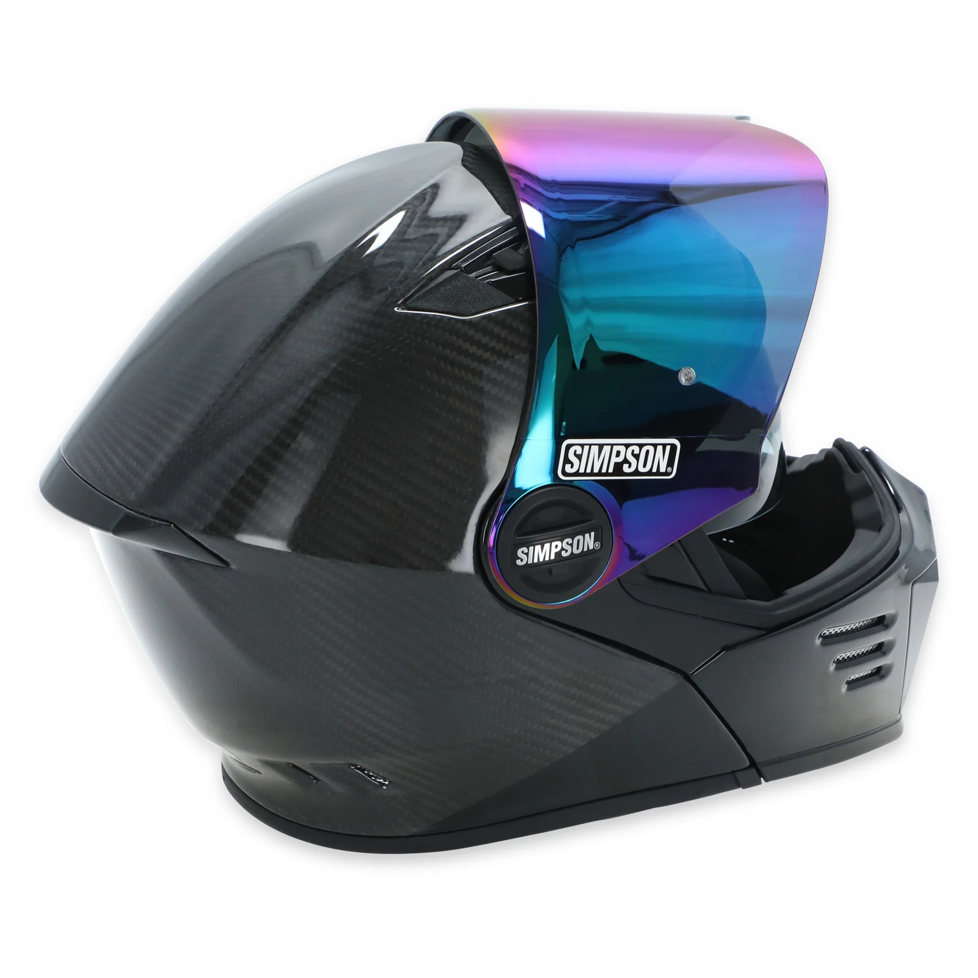 Simpson Darksome Modular Helmet - Carbon - Image 3