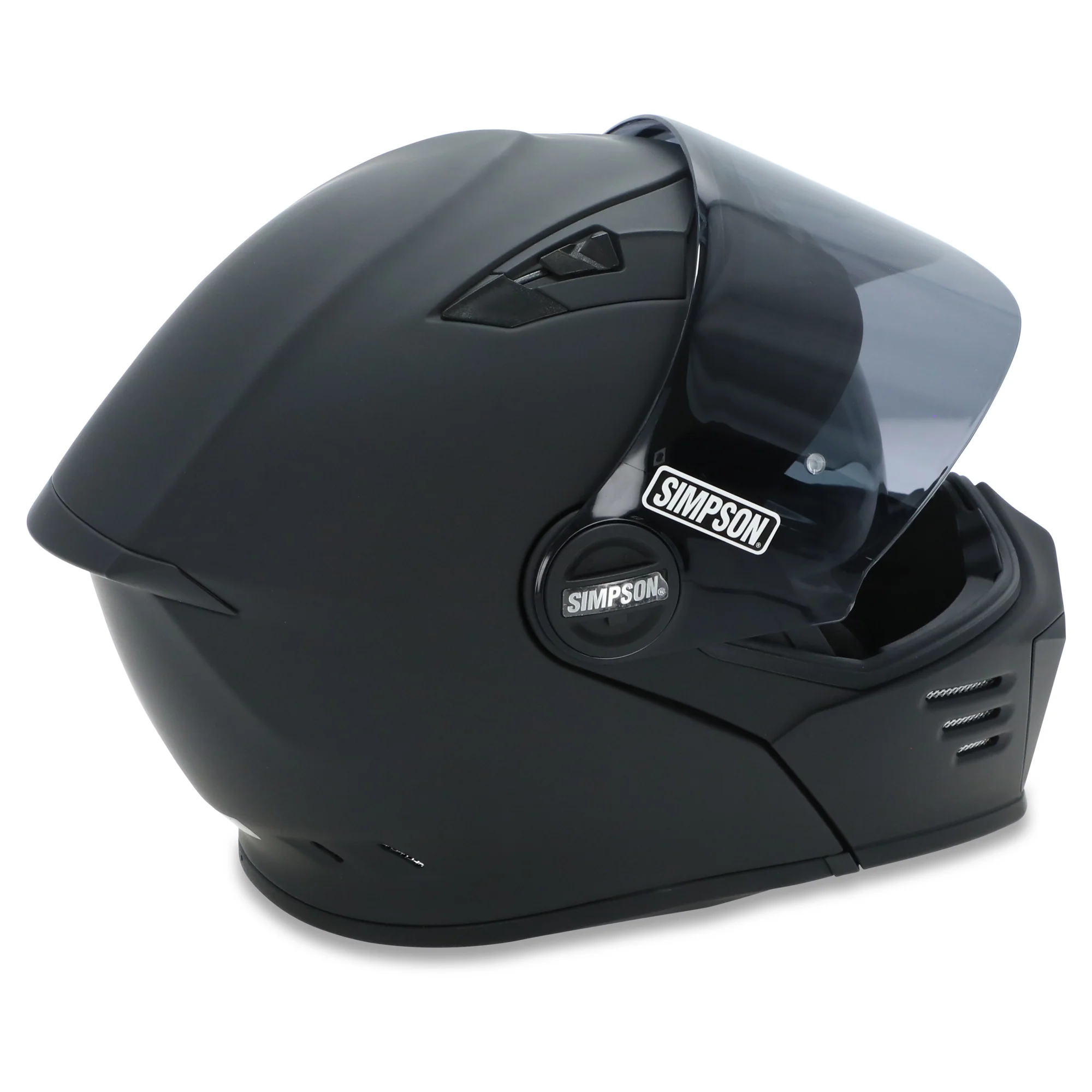 Simpson Darksome Modular Helmet - Matt Black - Image 3