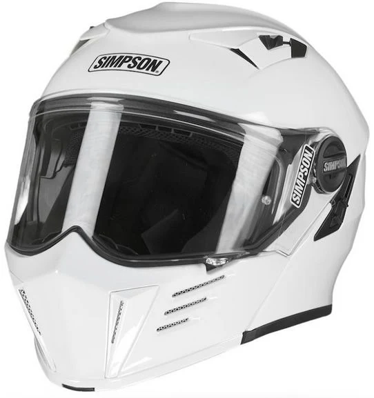 Simpson Darksome Modular Helmet - White