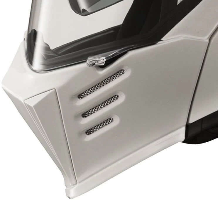 Simpson Darksome Modular Helmet - White - Image 4