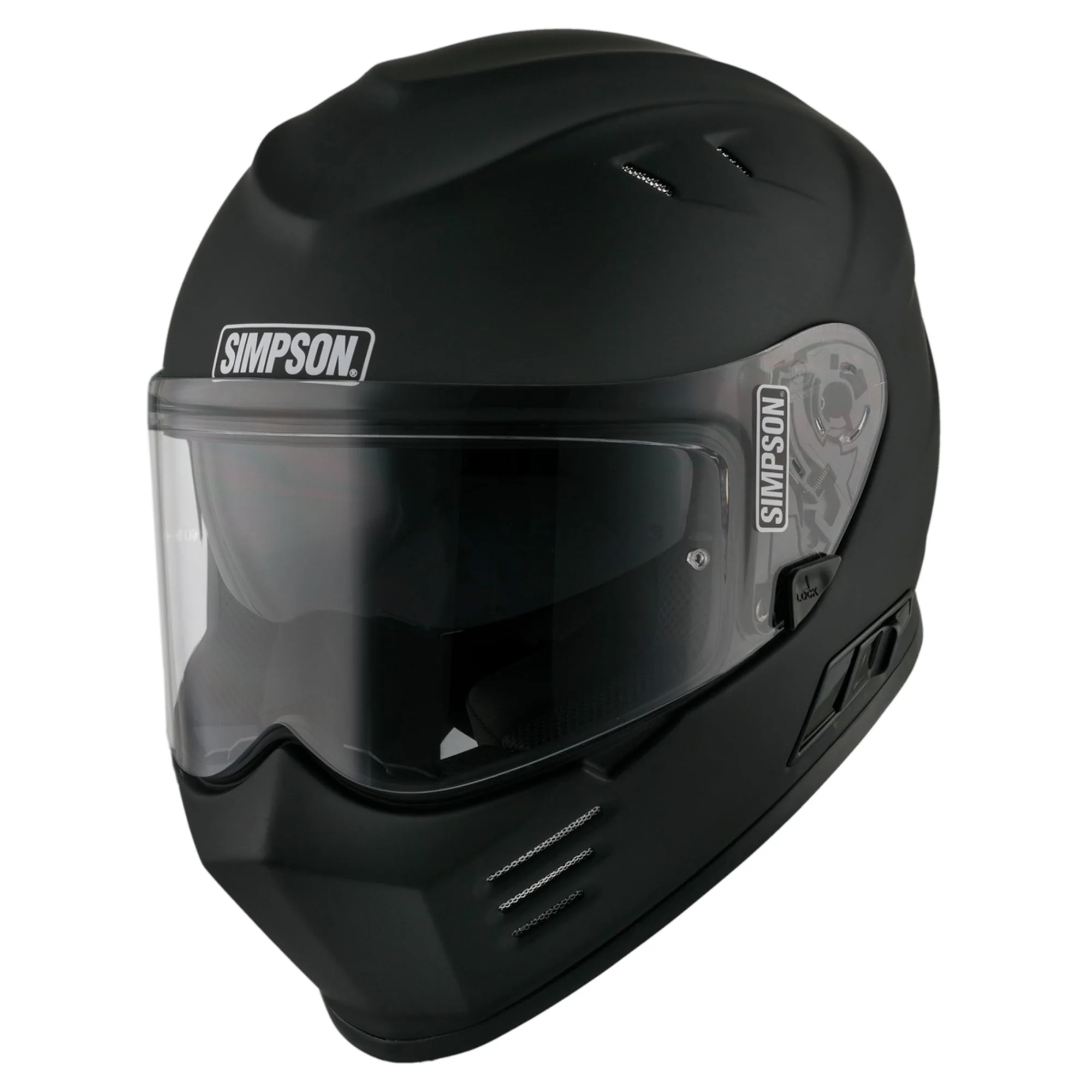 Simpson Venom Helmet - Matt Black