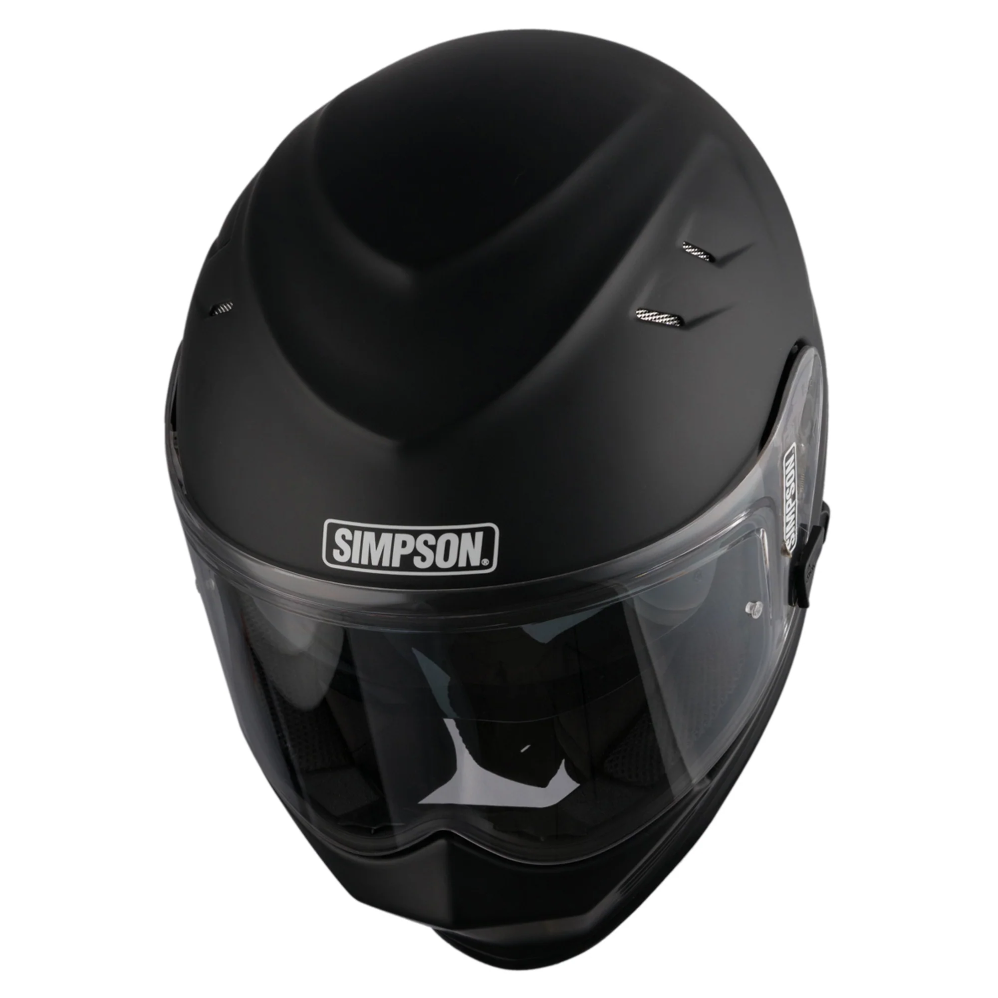 Simpson Venom Helmet - Matt Black - Image 2