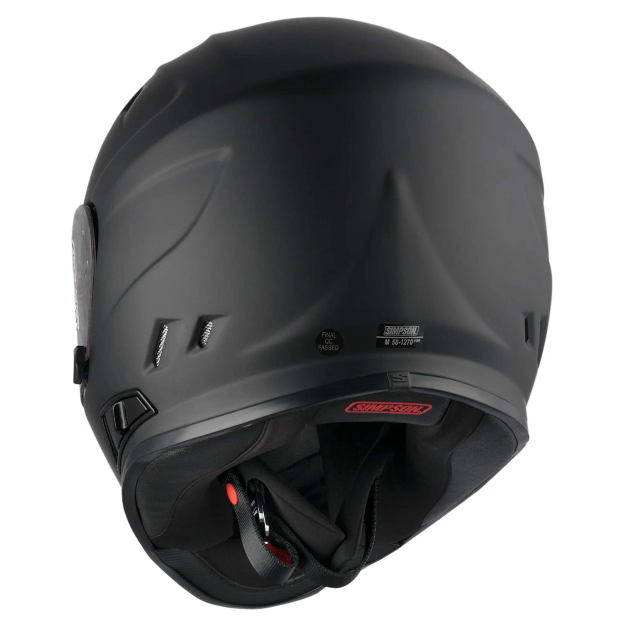Simpson Venom Helmet - Matt Black - Image 3