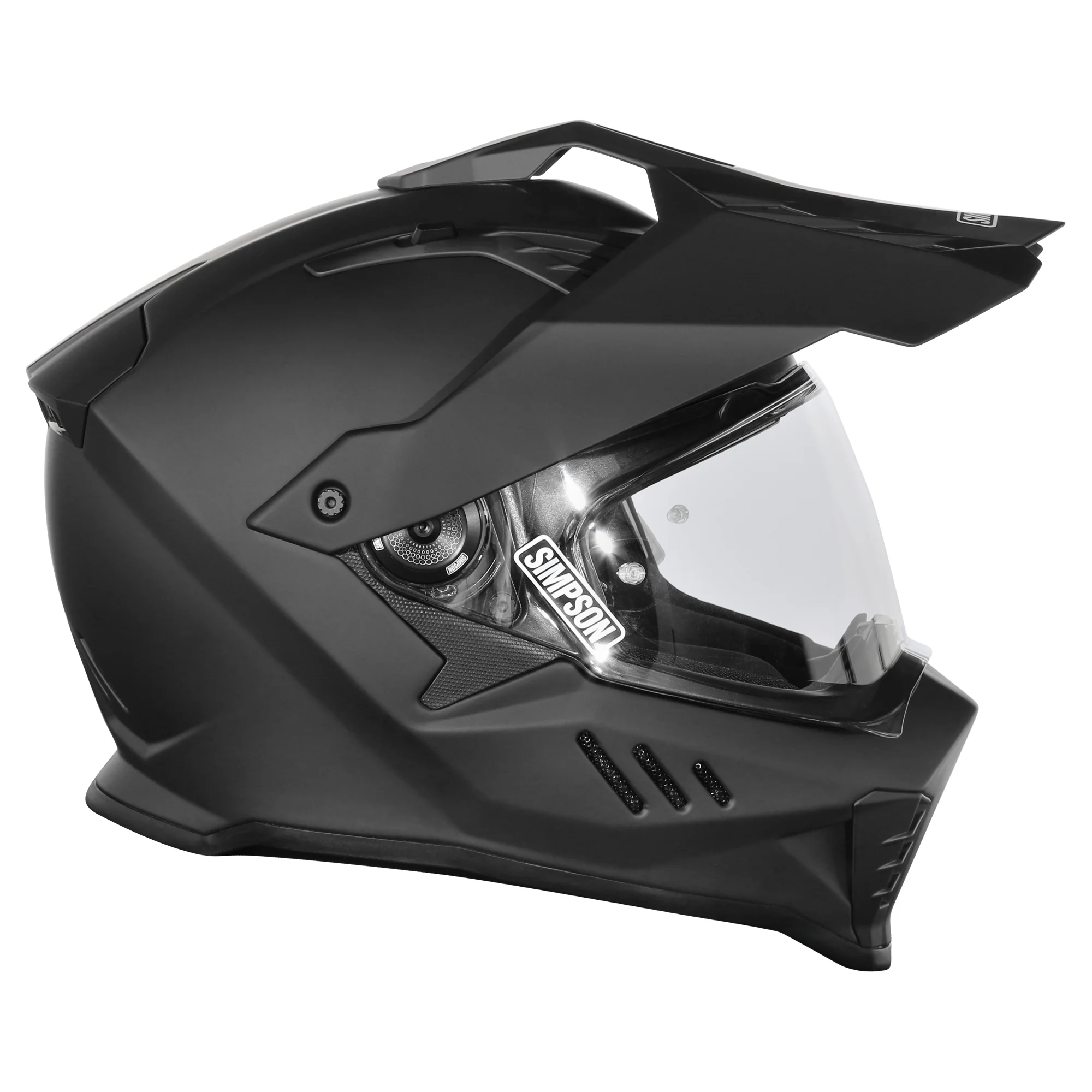 Simpson Xcursion Adventure Helmet - Matt Black - Image 3