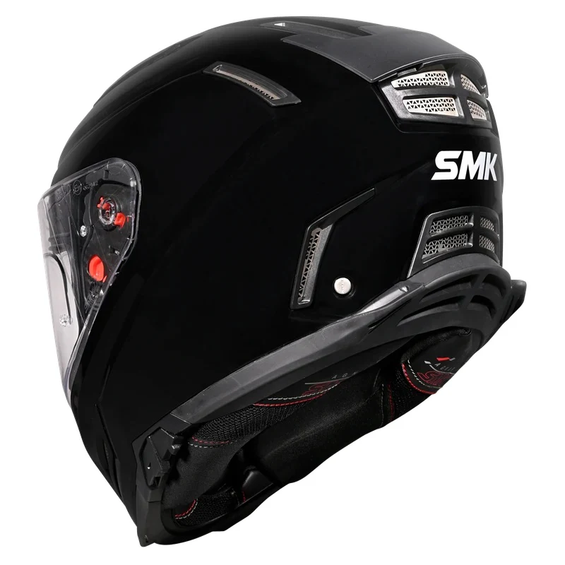 SMK Agnar Helmet GL200 - Black - Image 4