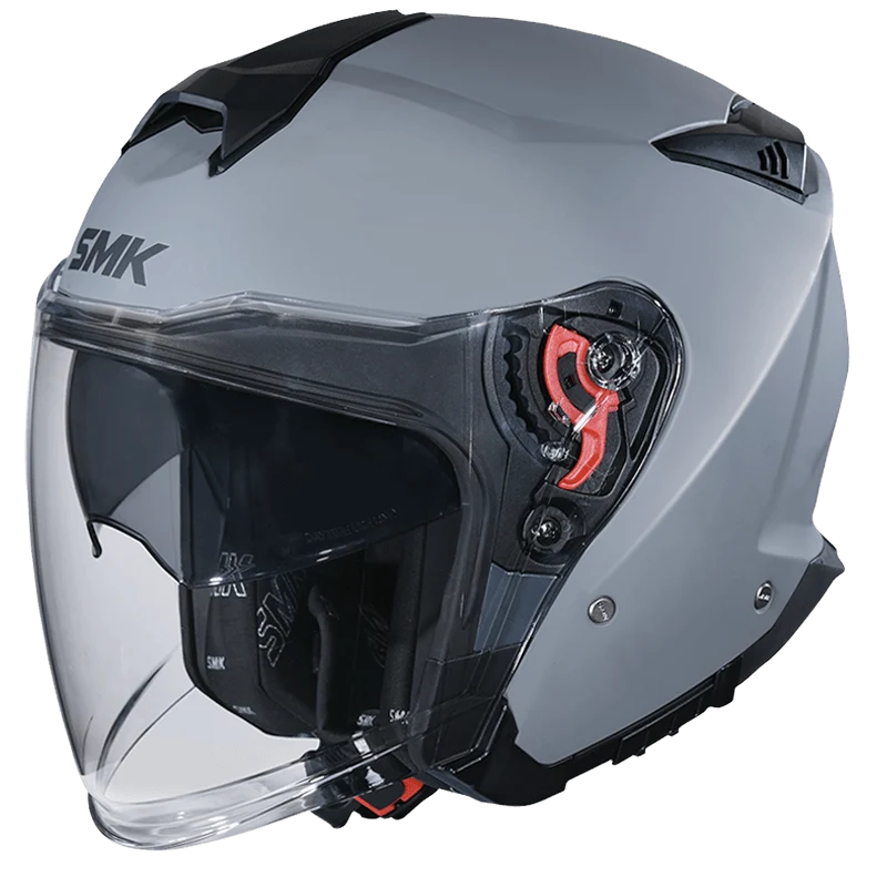 SMK GTJ Open Face Helmet - Nardo Grey MA600
