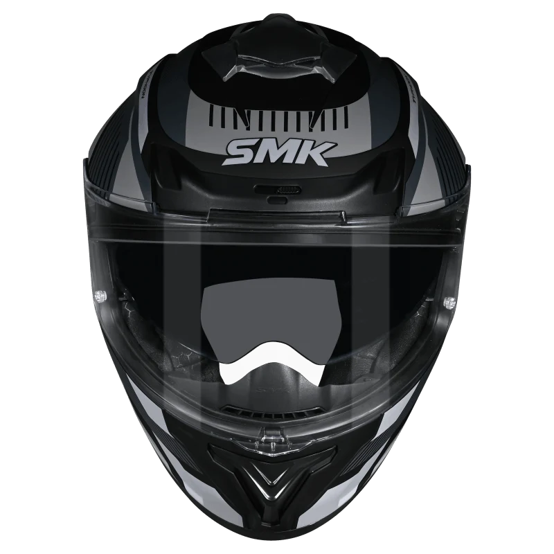 SMK Typhoon 06 Sparko Helmet - Black / Grey MA266 - Image 2