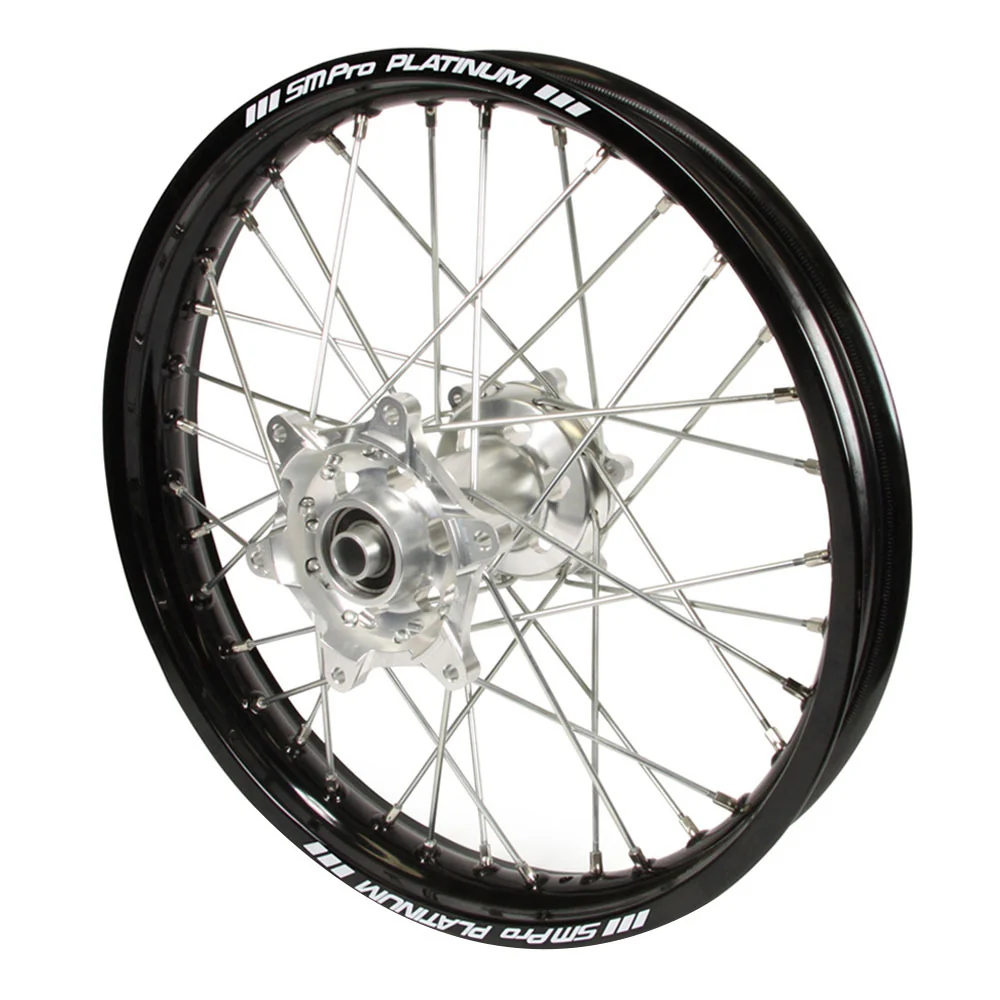 Suzuki SM Pro Silver Hub / SM Pro Platinum Black Rim Rear Wheel RMZ 250 2007-2024 (18*2.15)
