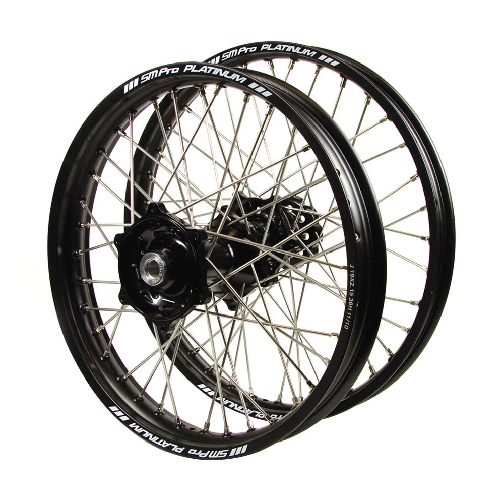 Talon Hubs / SM Pro Platinum Junior Rims Wheelset (17*1.4 / 14*1.6) - Black