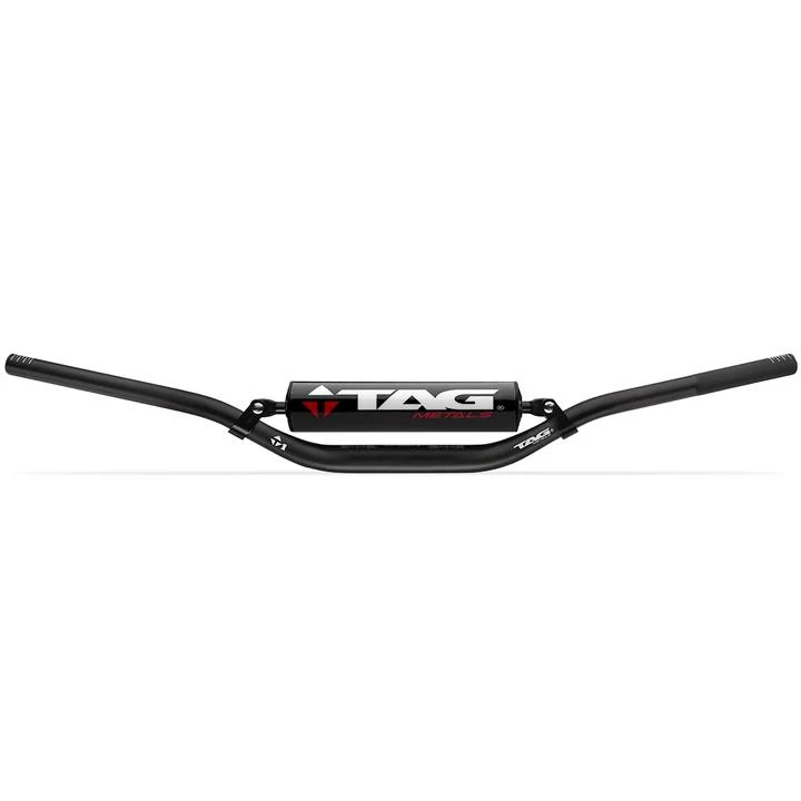 Tag T1 Tapered Factory Bend Handlebar With Cross Bar - Black