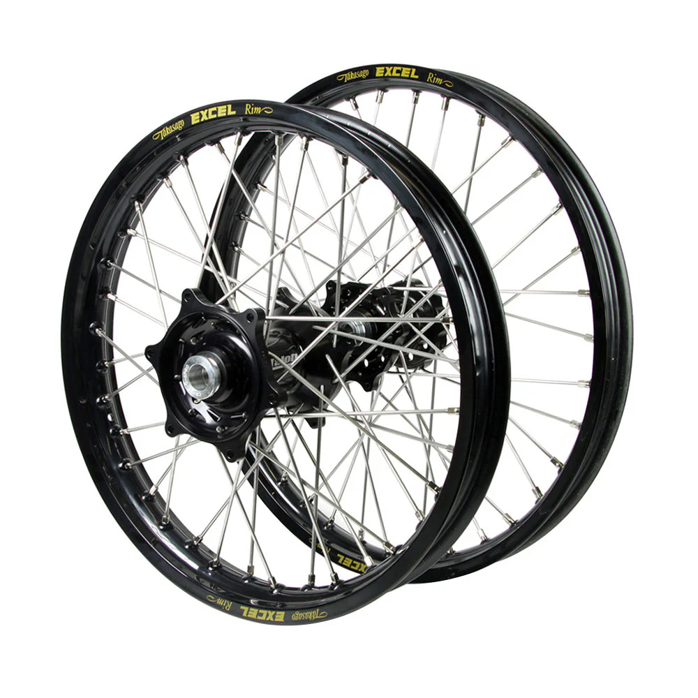 Talon Hubs / Excel Rims Wheel Set - Black / Black