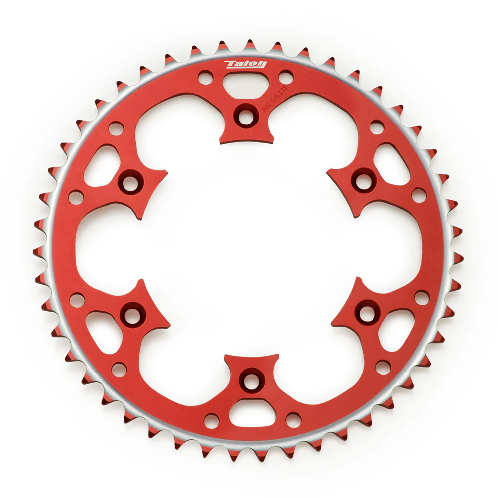 Talon Radialite Alloy Sprocket - Red (38T)