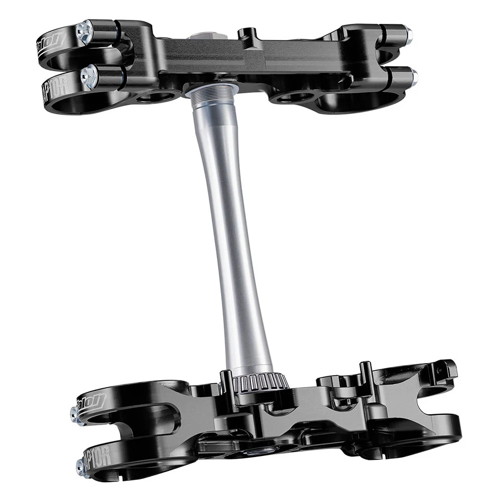 Talon Raptor Adjustable Triple Clamp - Black