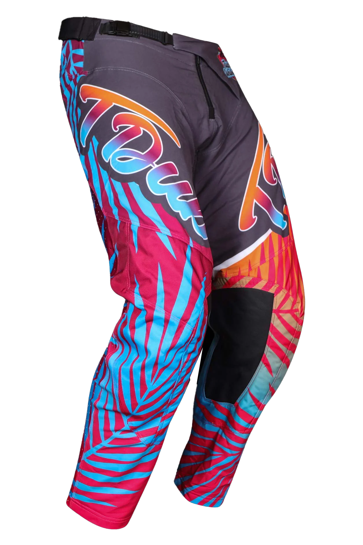 TDUB Youth Core 4.0 Pants - Orange / Pink - Image 2