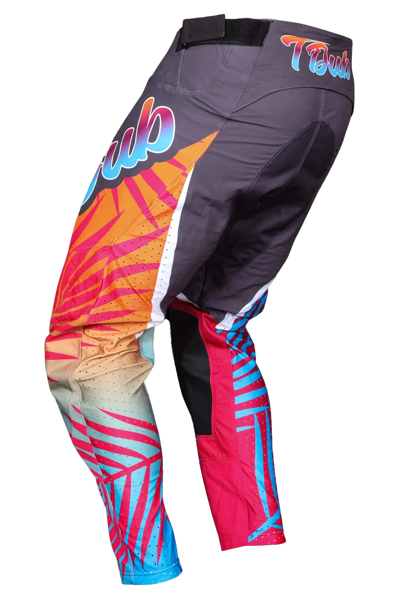 TDUB Youth Core 4.0 Pants - Orange / Pink - Image 4