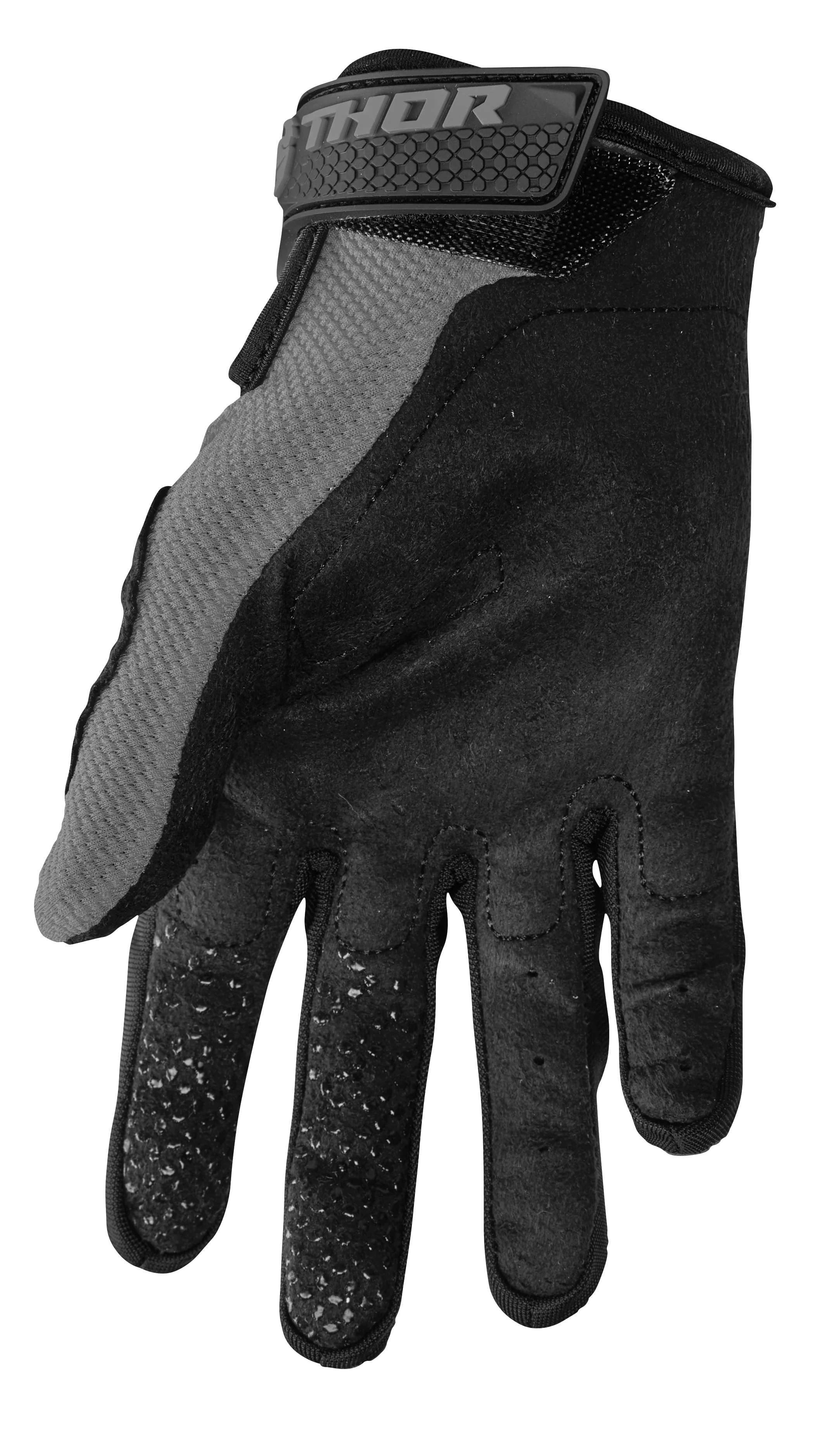 Thor Youth Sector Gloves - Grey / White - Image 2