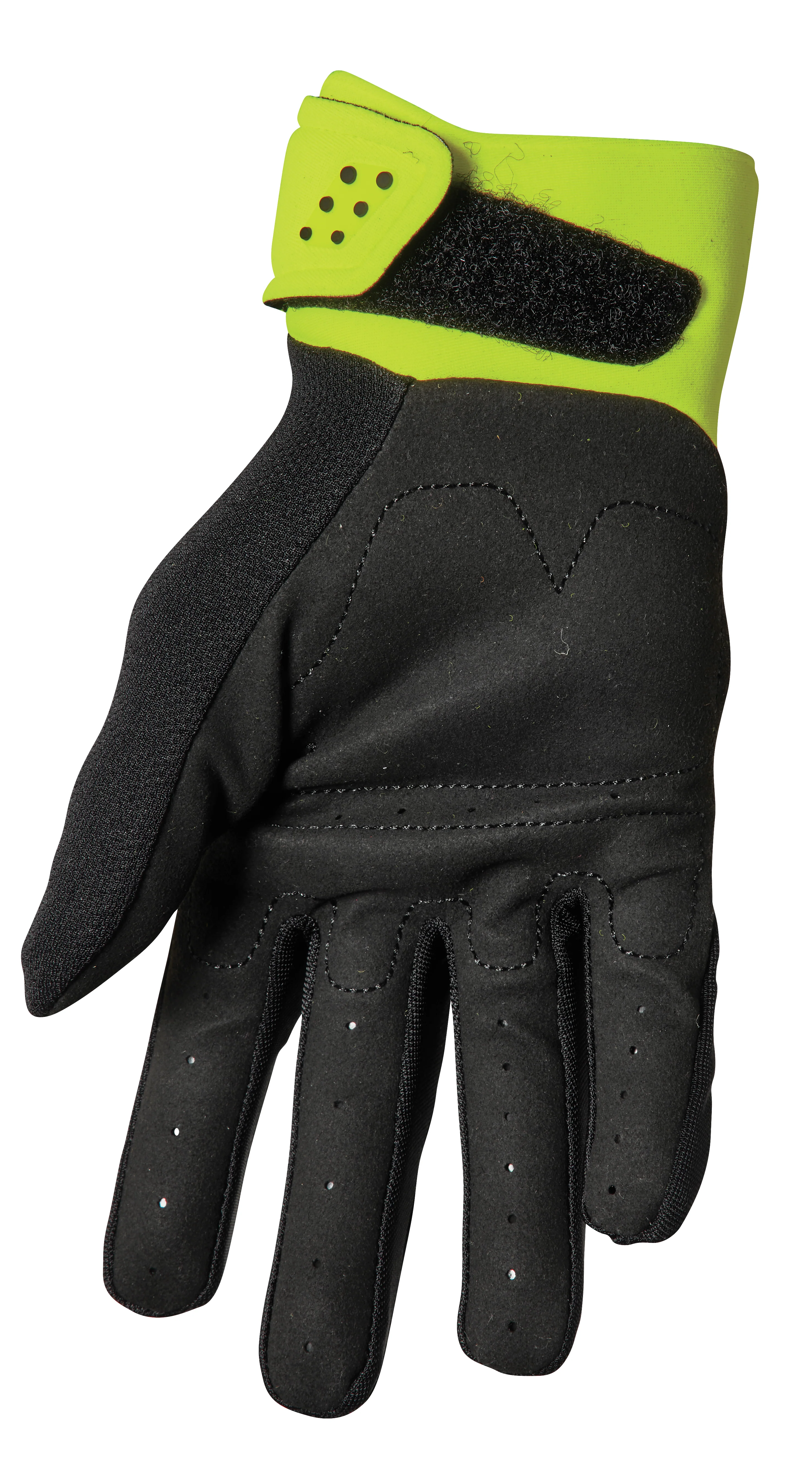 Thor Youth Spectrum Gloves - Black / Hi-Vis - Image 2