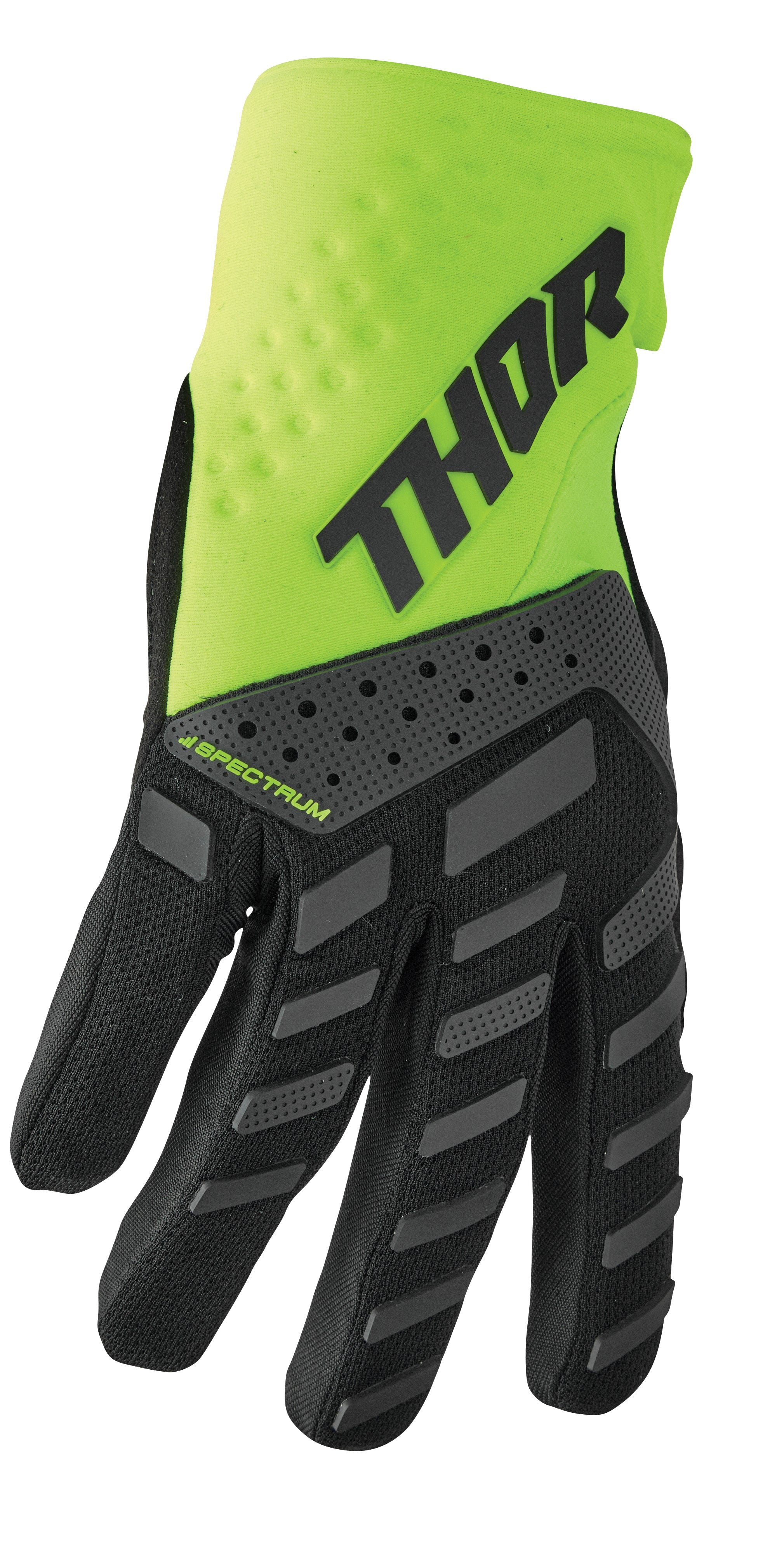Thor Youth Spectrum Gloves - Black / Hi-Vis - Image 3