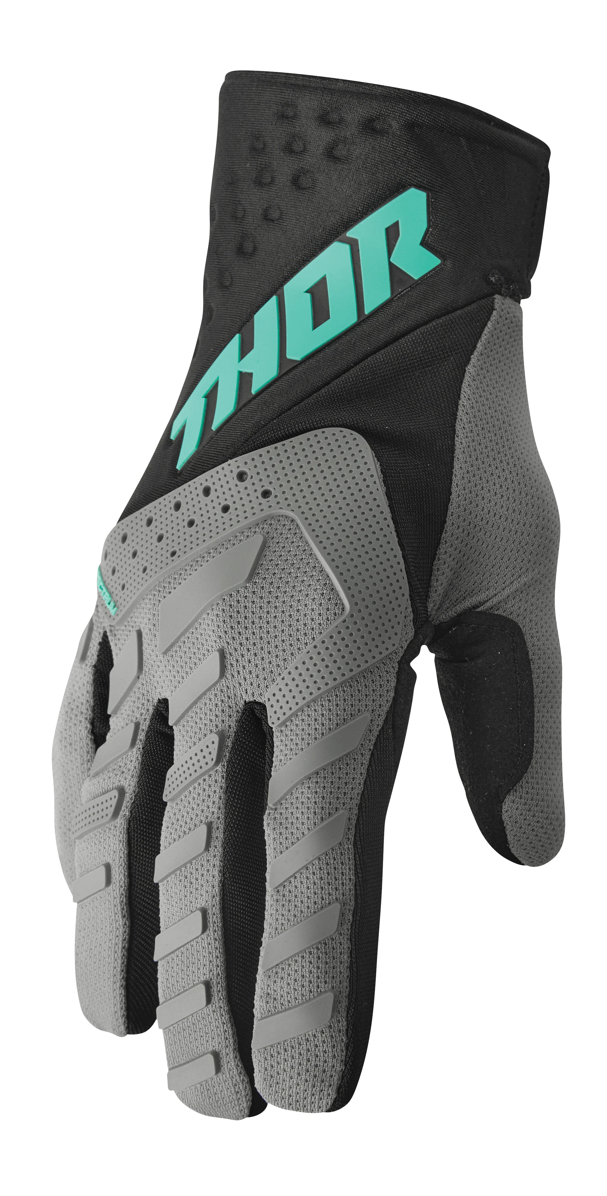 Thor Youth Spectrum Gloves - Grey / Black