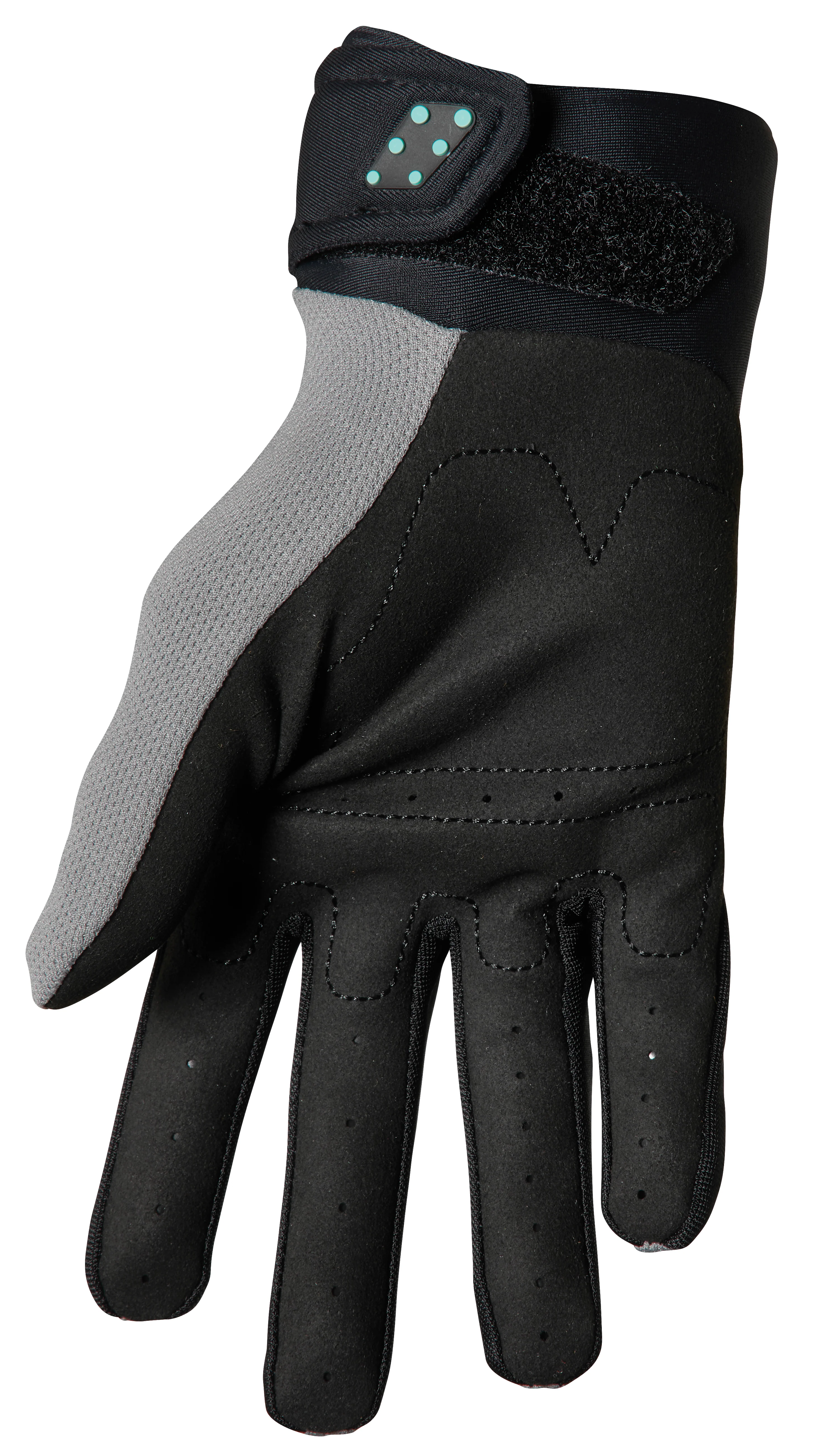 Thor Youth Spectrum Gloves - Grey / Black - Image 2