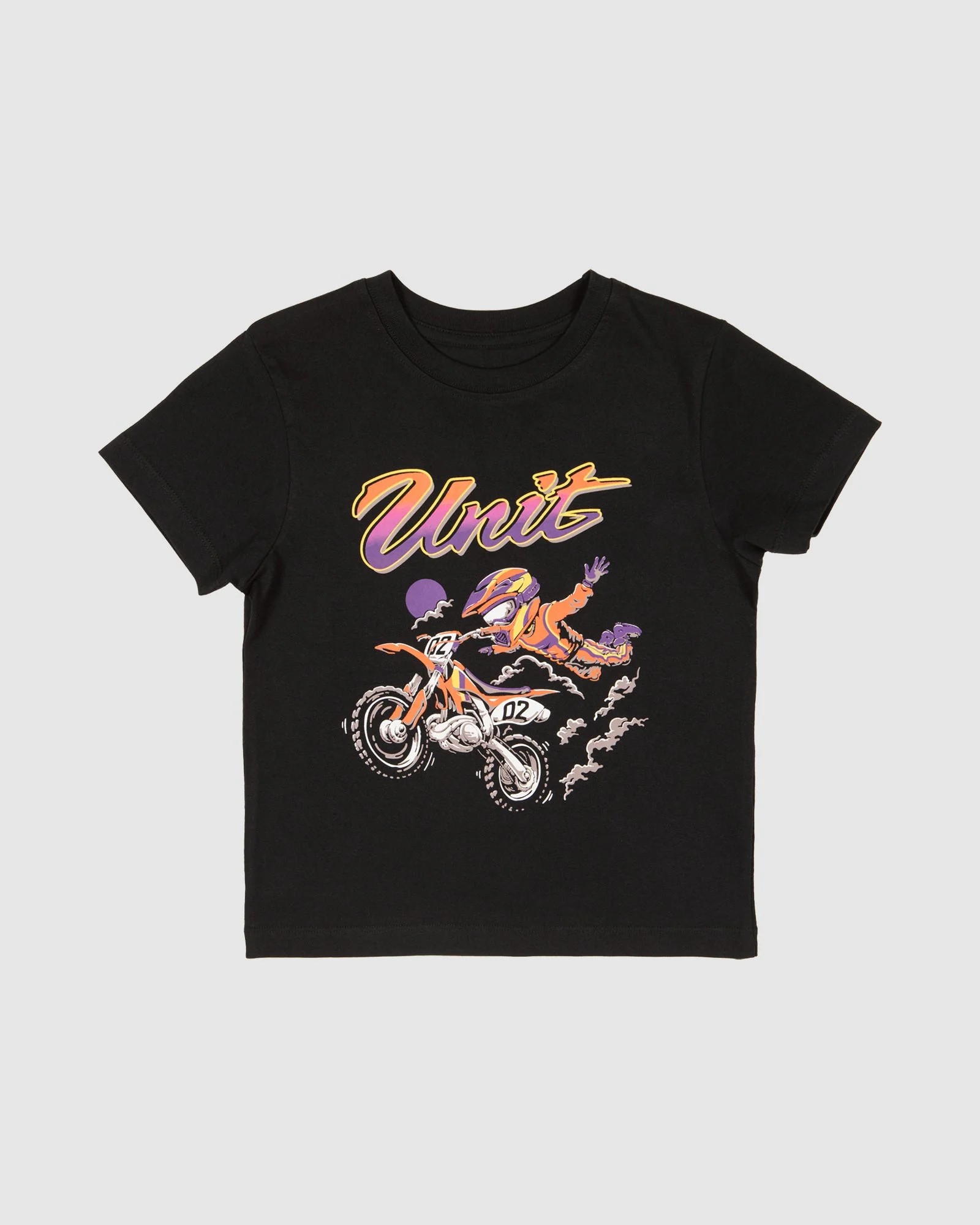 Unit Kids Tee Rock Solid - Black