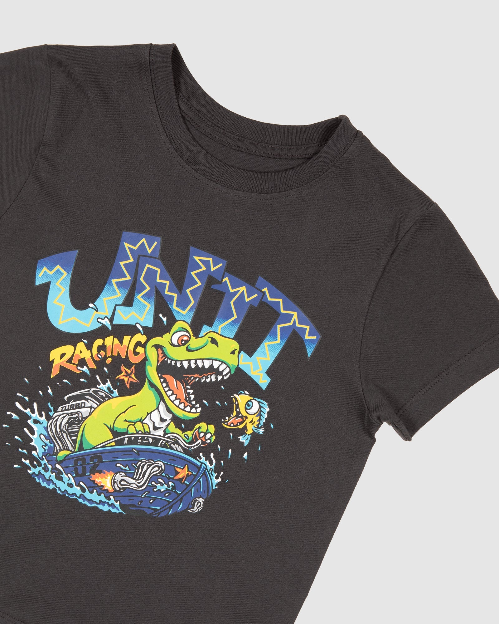 Unit Kids Tee Snappy - Black - Image 3