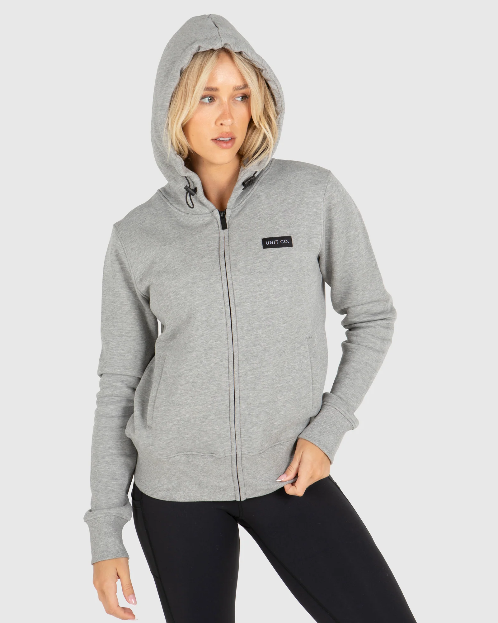 Unit Women's Hoodie Latch Grey - Image 4
