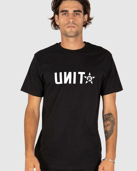 Unit Inc Men's Tee - Black / White - Image 5