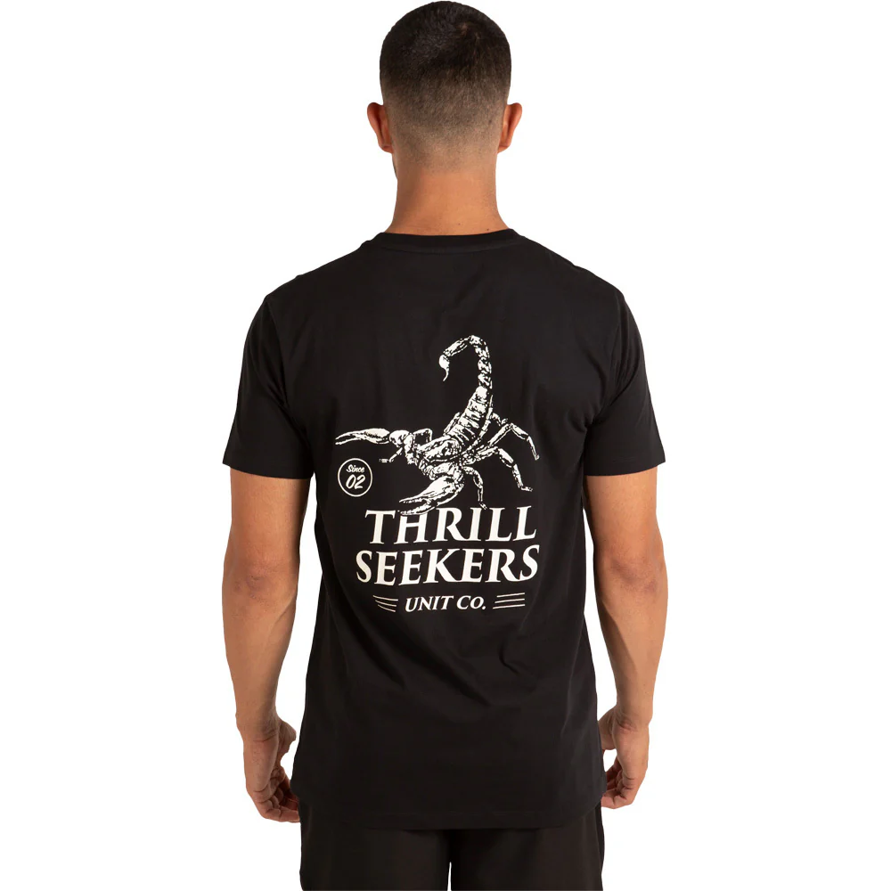 Unit Unisex Tee Scorpion - Black - Image 2