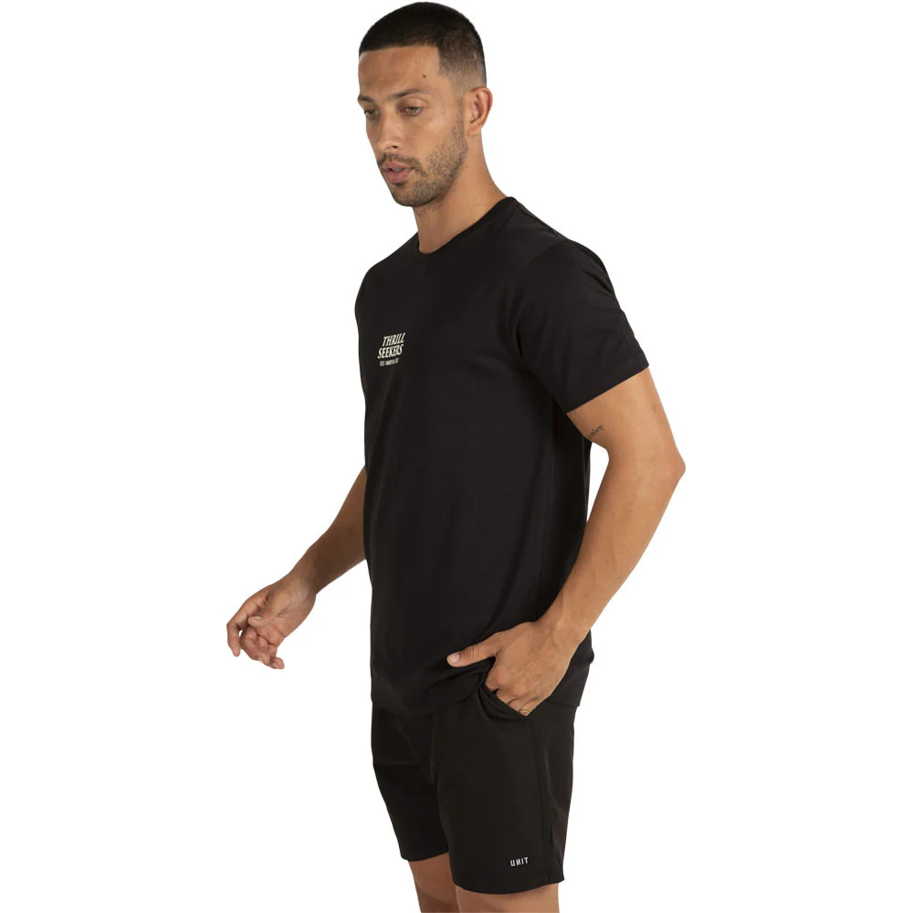Unit Unisex Tee Scorpion - Black - Image 7