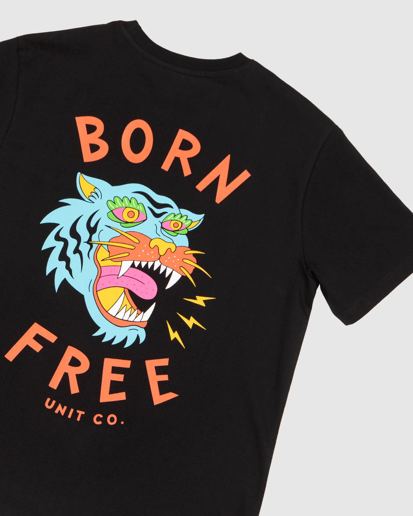 Unit Youth Tee Born Free - Black - Image 2
