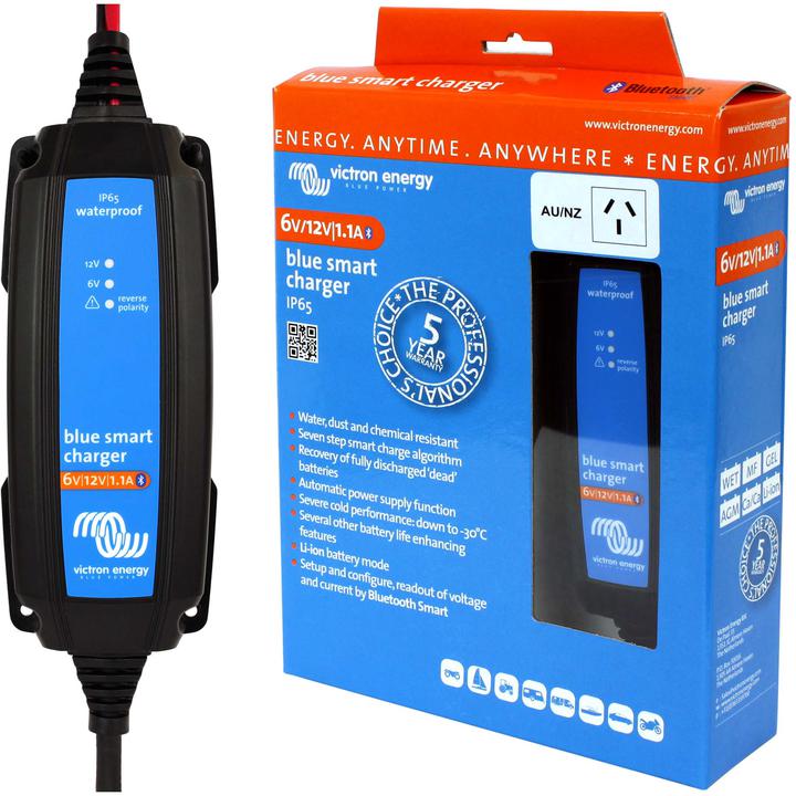 Victron 1.1 Amp Blue Smart Battery Charger 6V12V Ip65S - Image 5