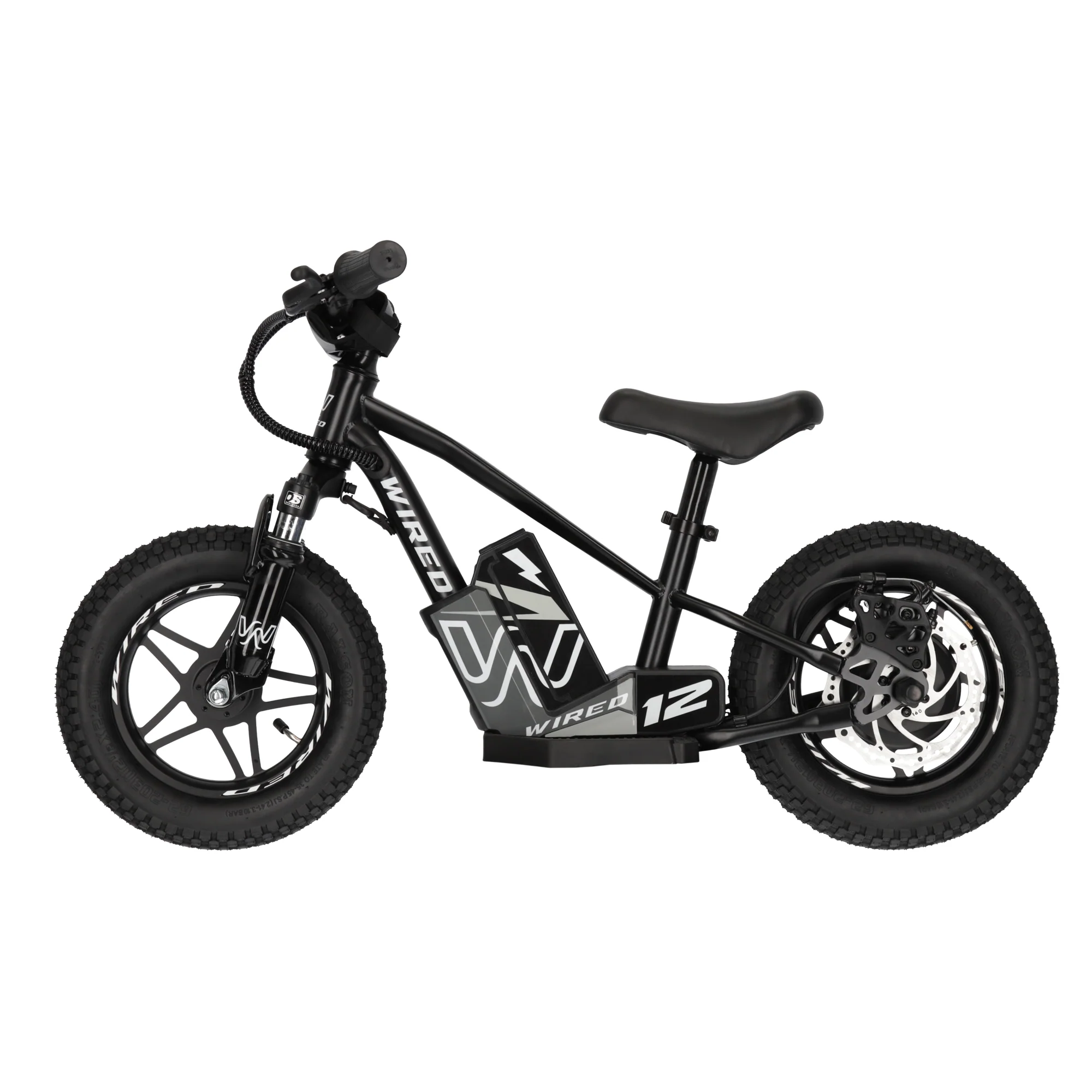 Wired Electric Balance Bike 12" MKII - Black