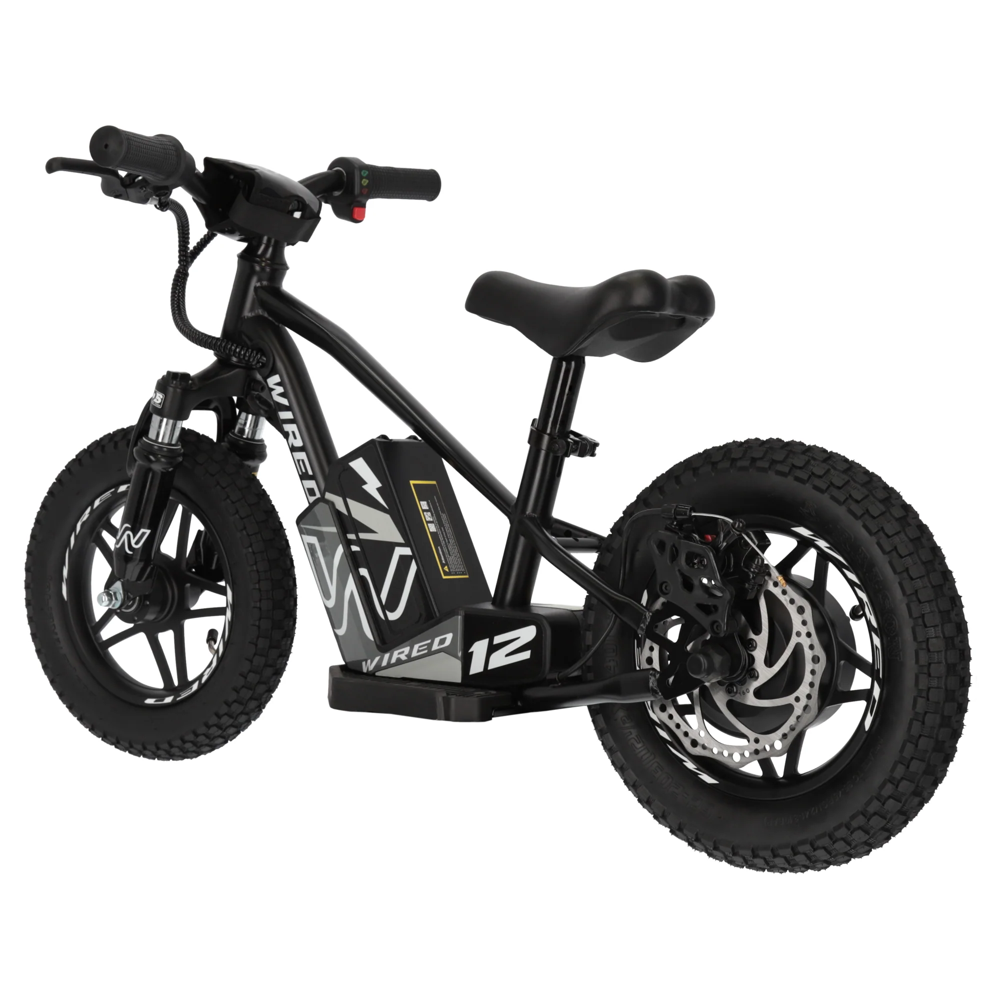Wired Electric Balance Bike 12" MKII - Black - Image 3