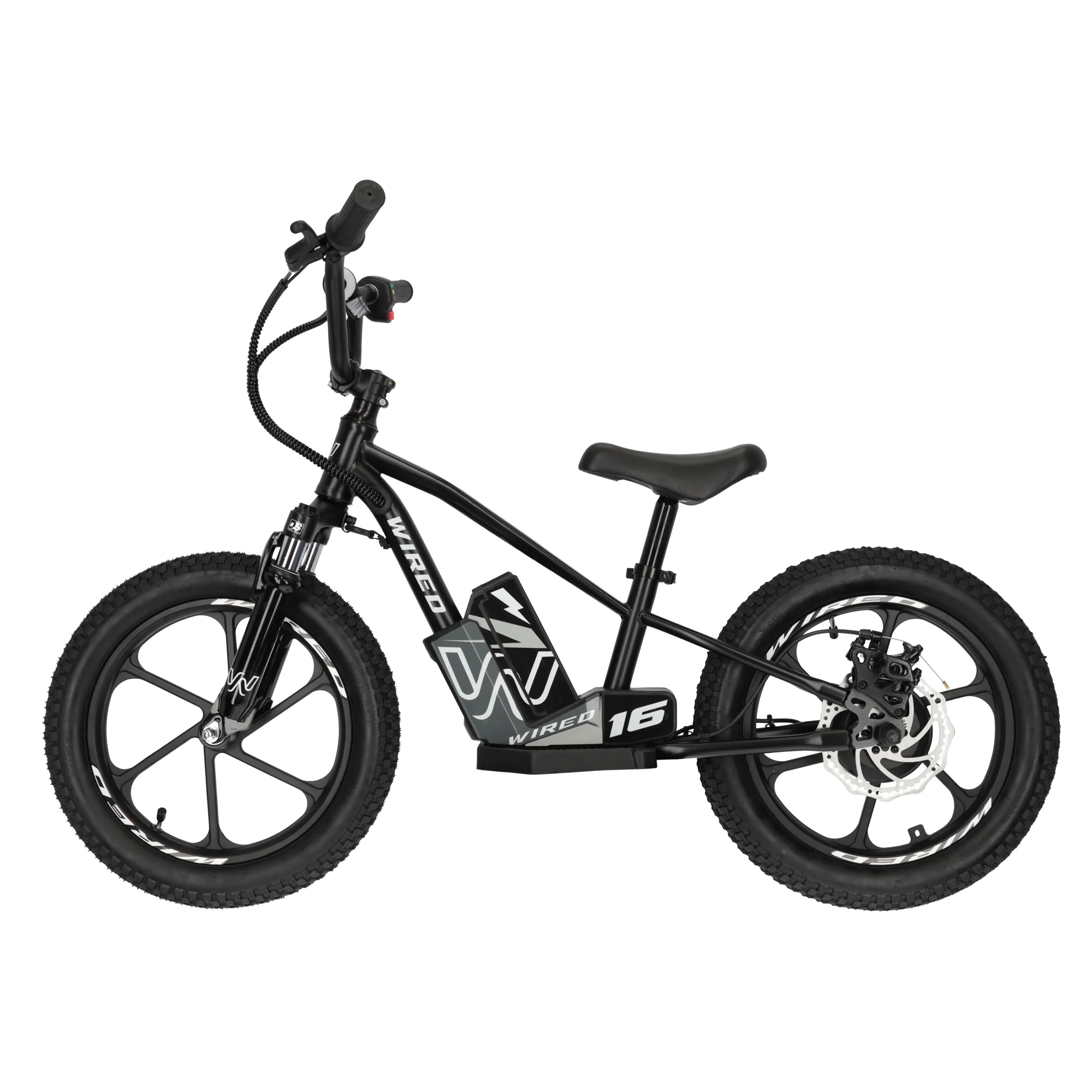 Wired Electric Balance Bike 16" MKII - Black
