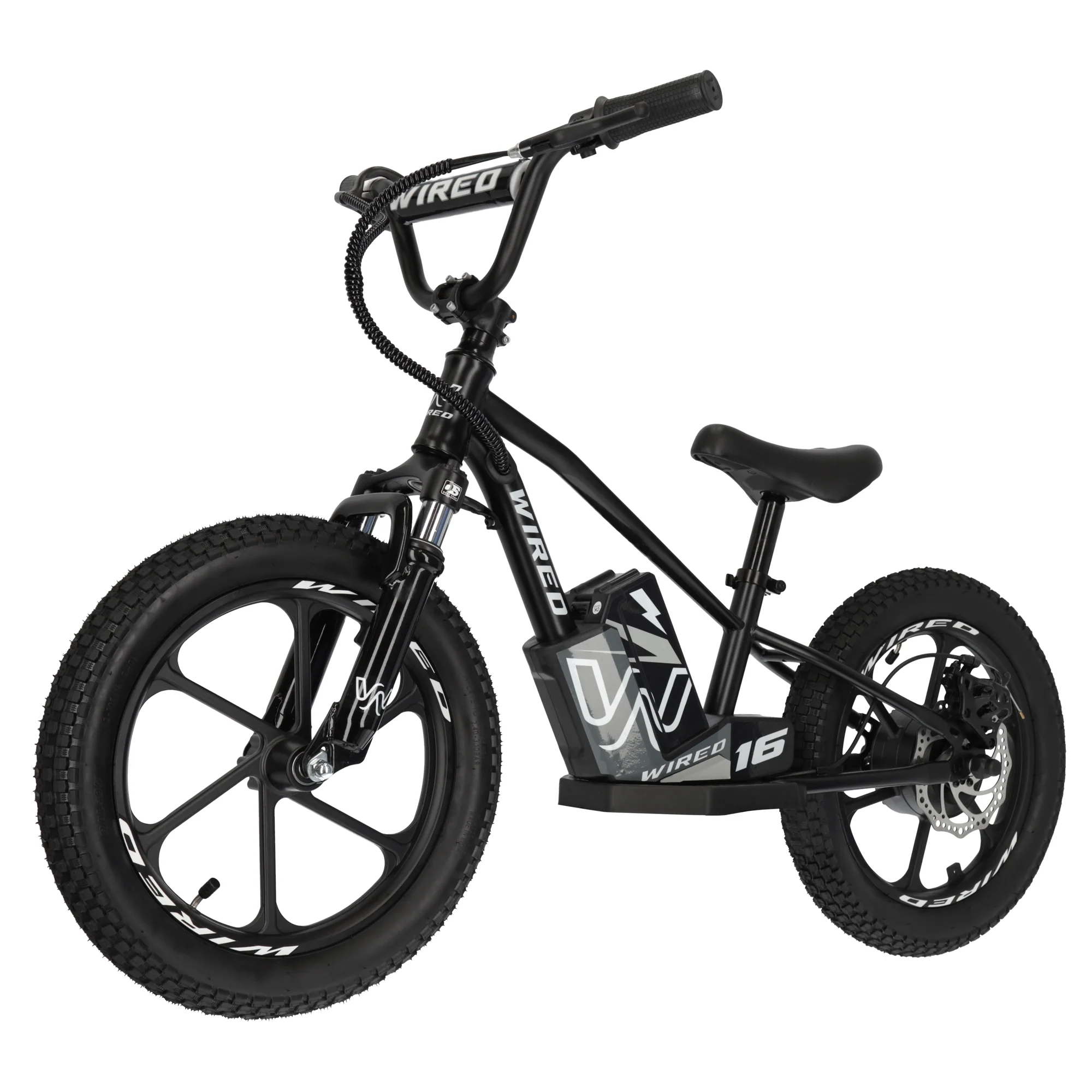 Wired Electric Balance Bike 16" MKII - Black - Image 2