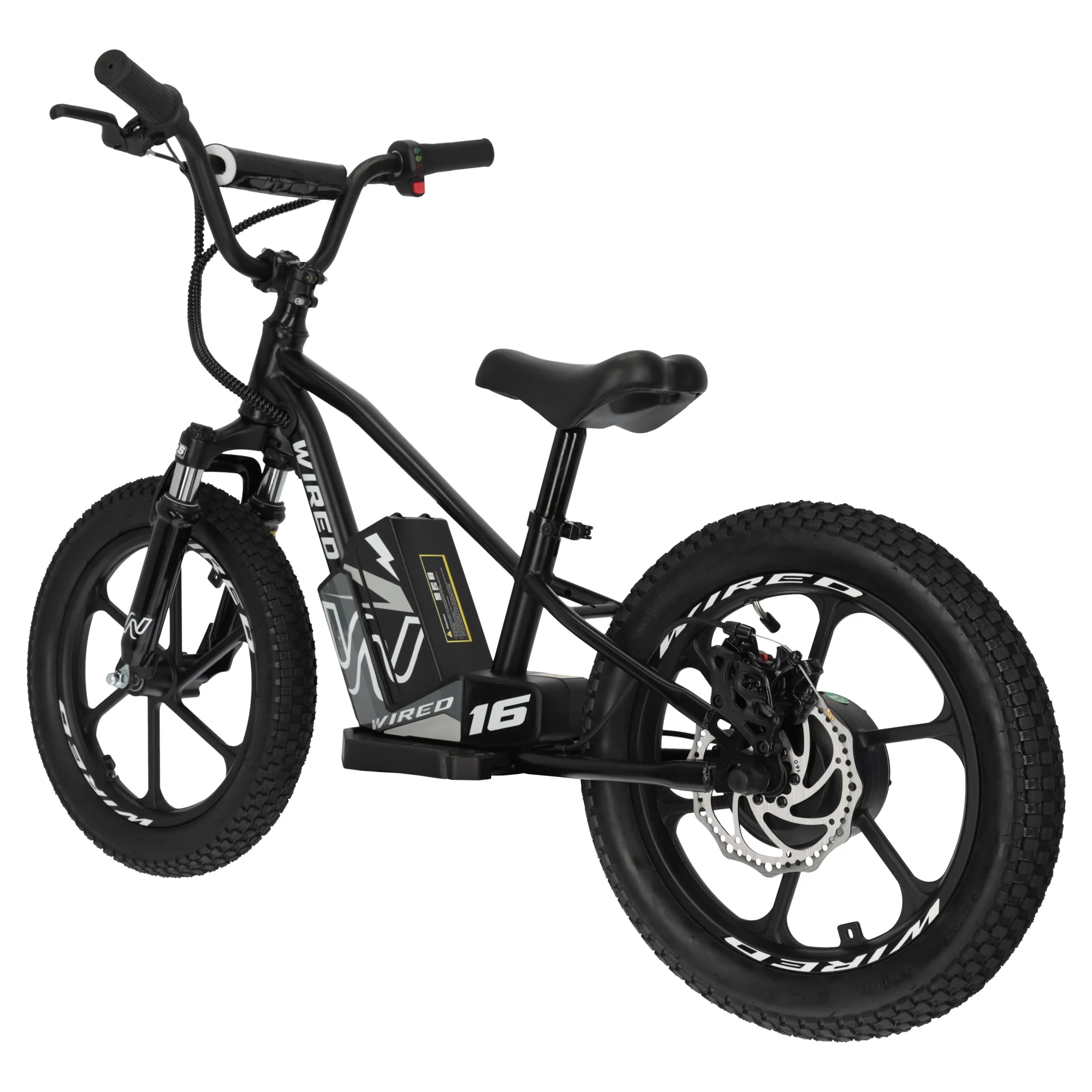 Wired Electric Balance Bike 16" MKII - Black - Image 3