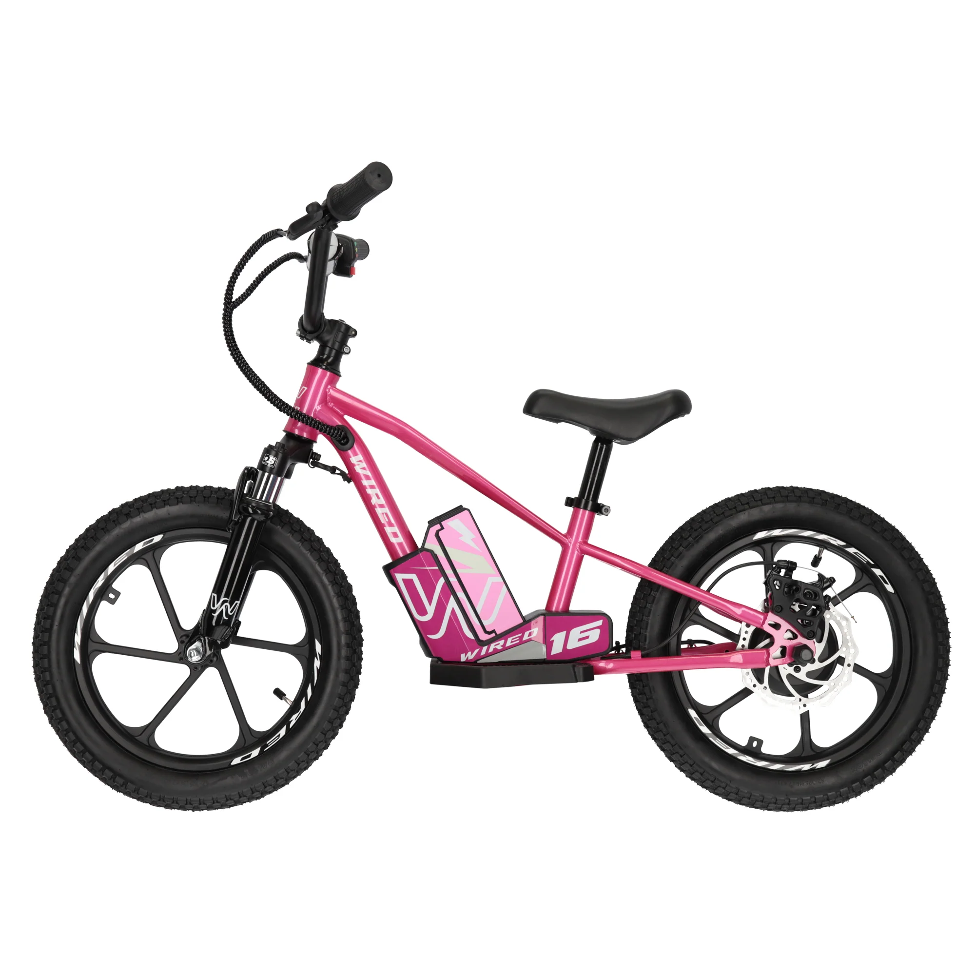 Wired Electric Balance Bike 16" MKII - Pink