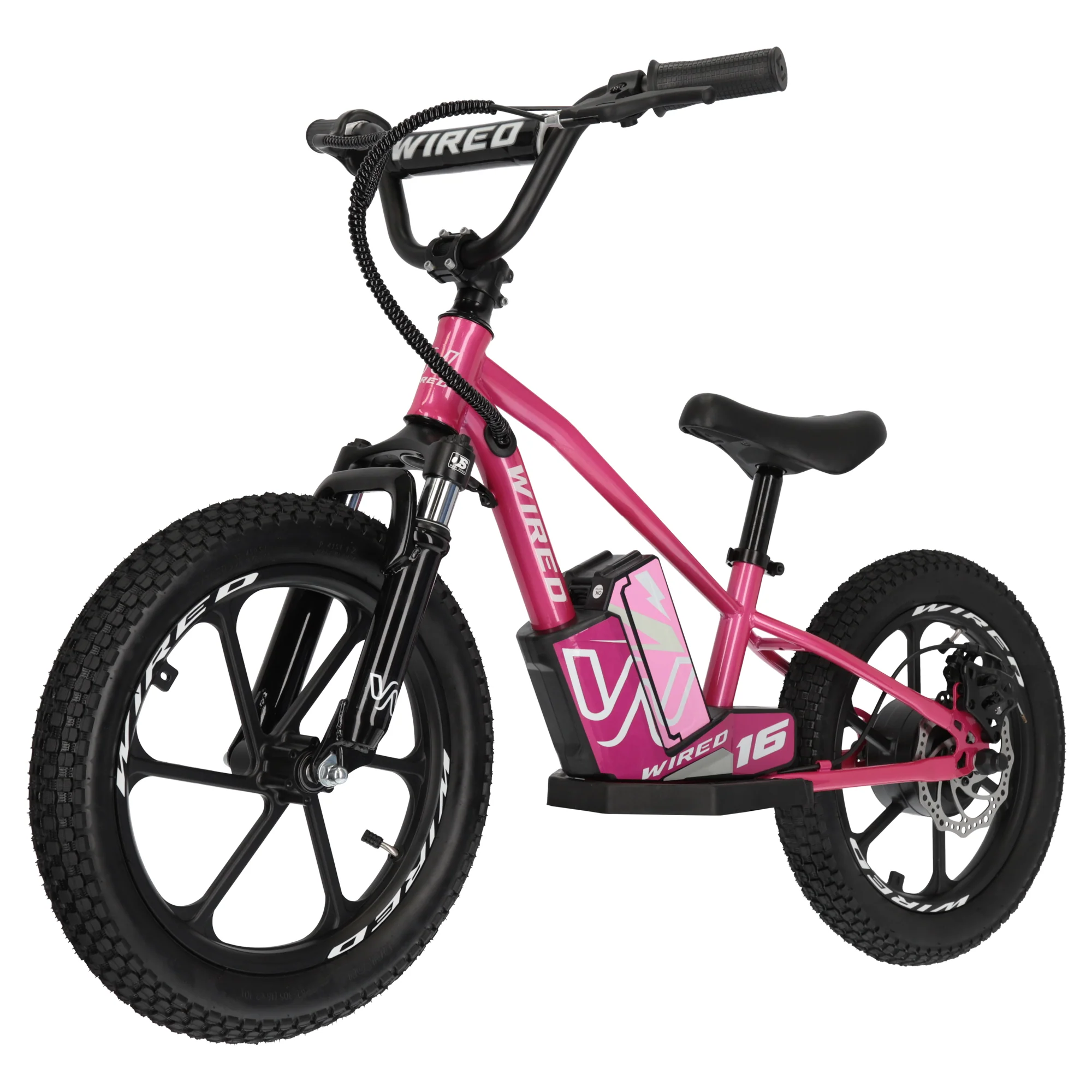 Wired Electric Balance Bike 16" MKII - Pink - Image 2