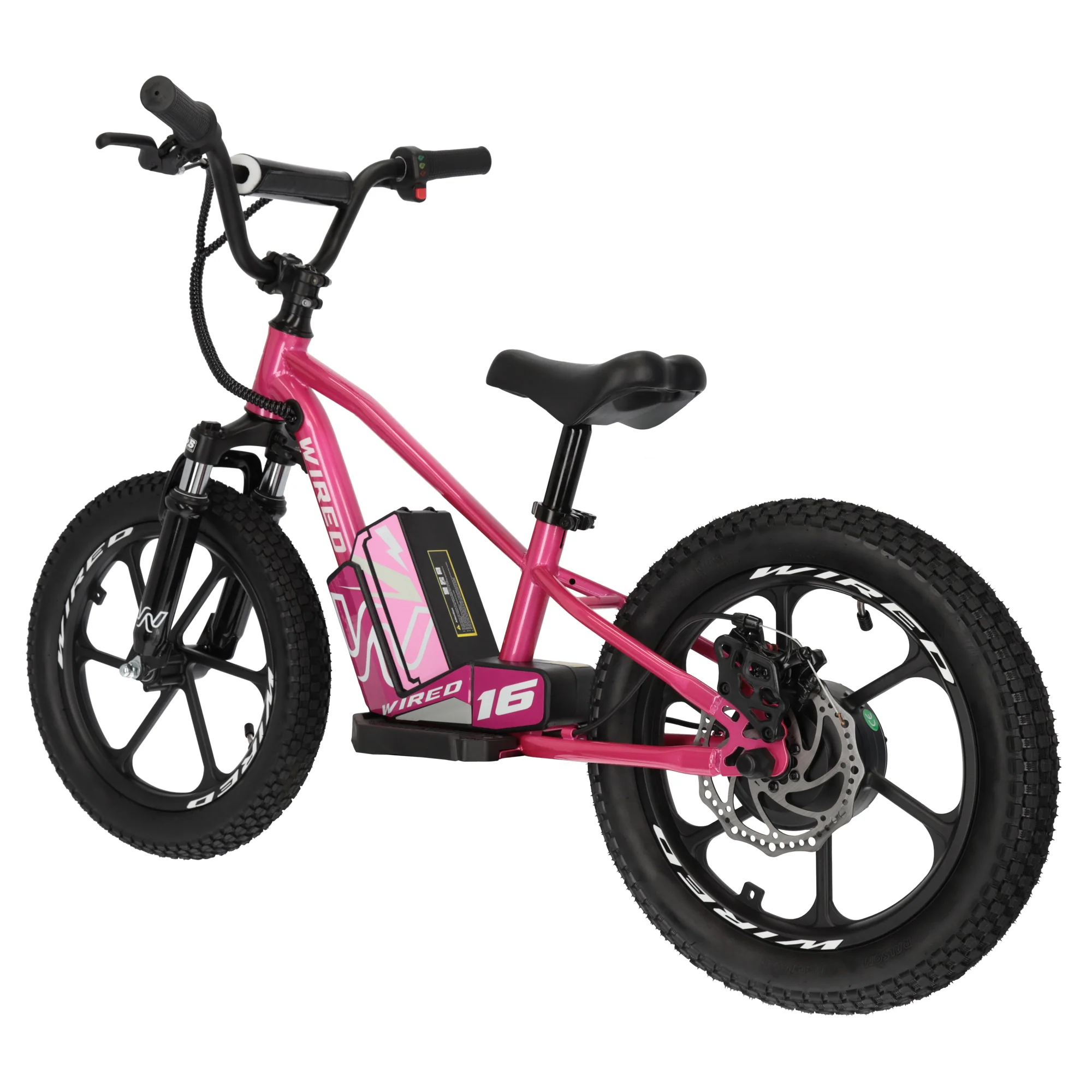 Wired Electric Balance Bike 16" MKII - Pink - Image 3