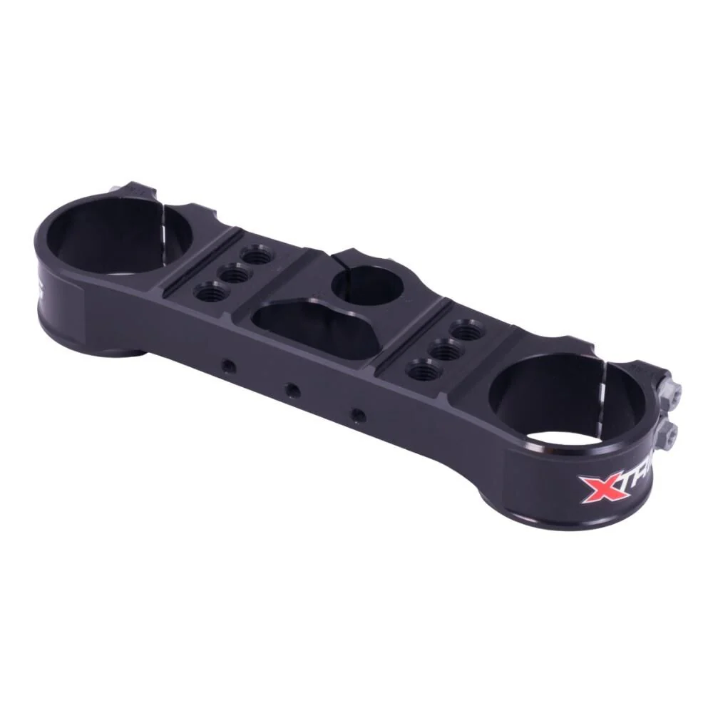 Xtrig Top Triple Clamp M12 Offset 22mm - Black