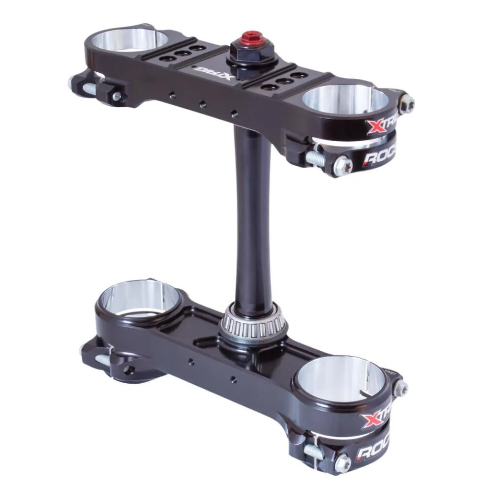 Xtrig Triple Clamps ROCS Tech WP48 Offset 22mm - Black