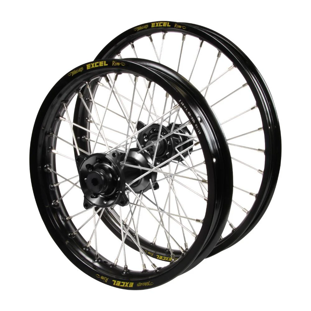 Haan Hubs / Excel JNR Rims Wheelset (17*1.40 / 14*1.60 OE) - Black
