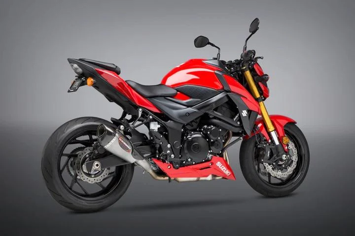 Yoshimura Suzuki GSX-S750/Z 18-21 Alpha T Stainless Slip-On Exhaust, W/ Stainless Muffler - Image 4