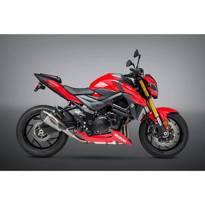 Yoshimura Suzuki GSX-S750/Z 18-21 Alpha T Stainless Slip-On Exhaust, W/ Stainless Muffler - Image 5